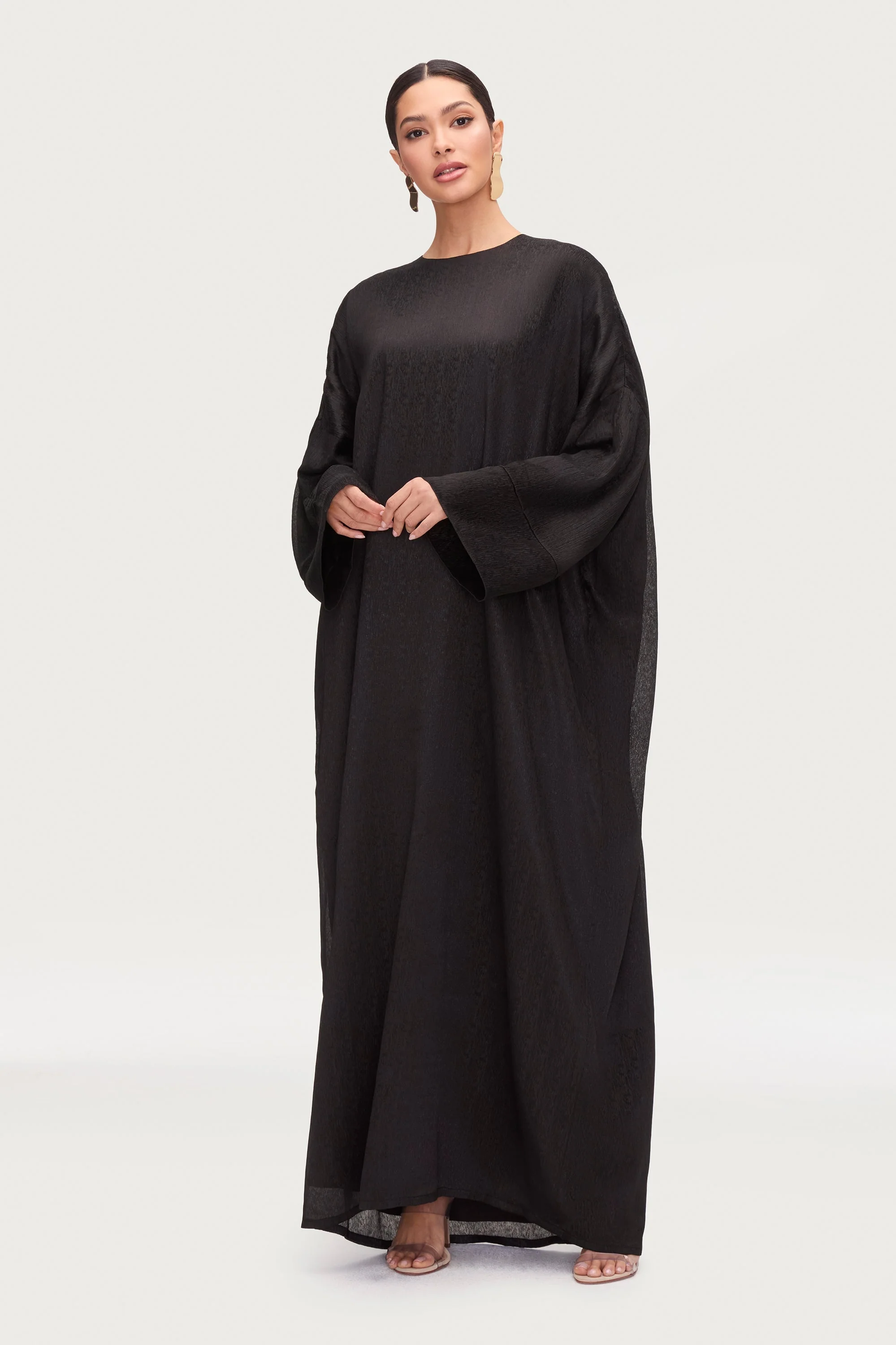 Amani Everyday Abaya - Black - Image 3