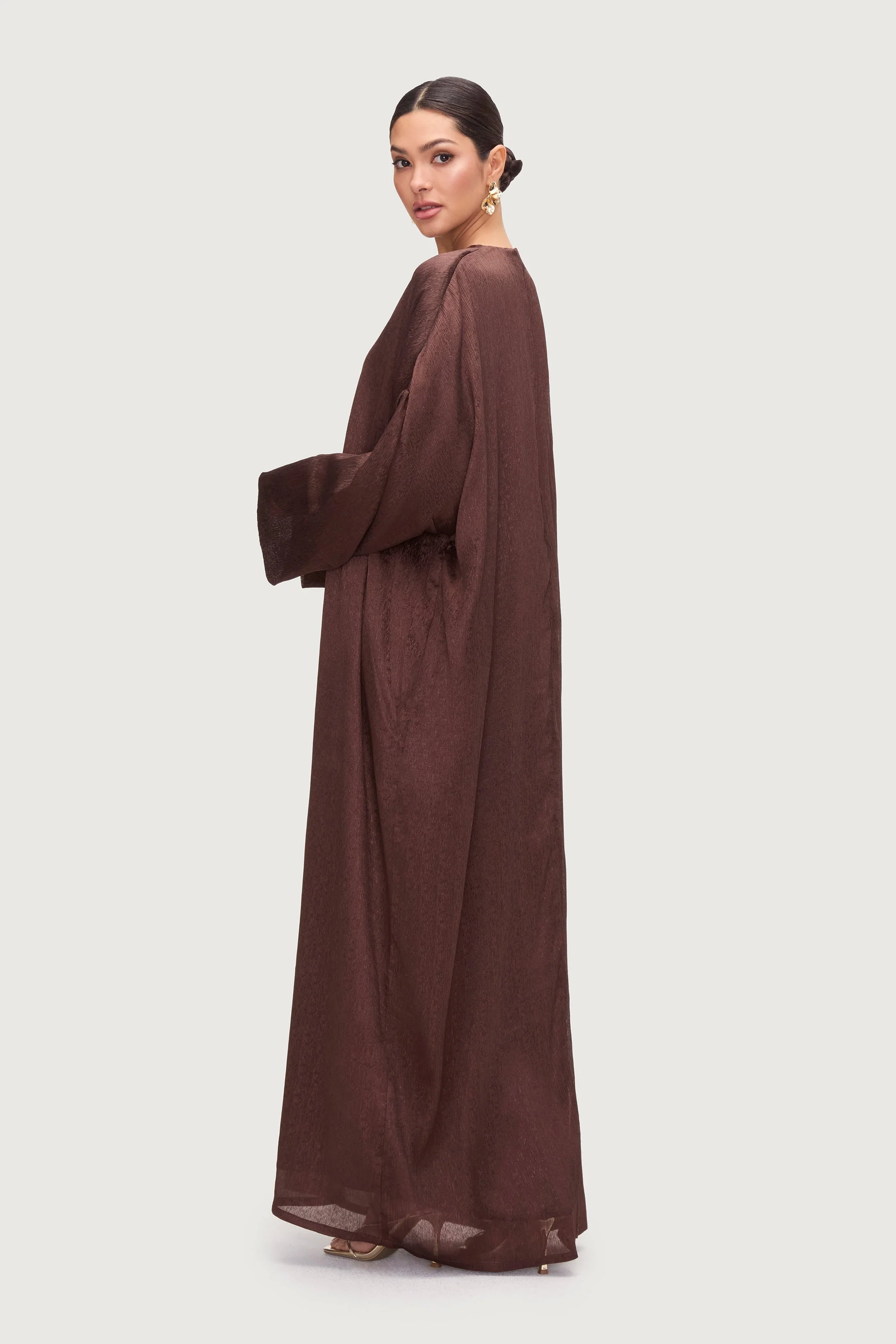 Amani Everyday Abaya - Espresso - Image 4