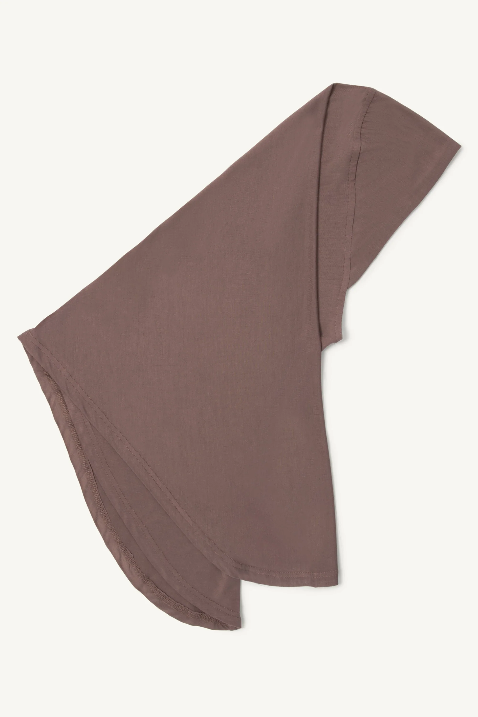 Amira Bamboo Jersey Instant Hijab - Deep Taupe - Image 9
