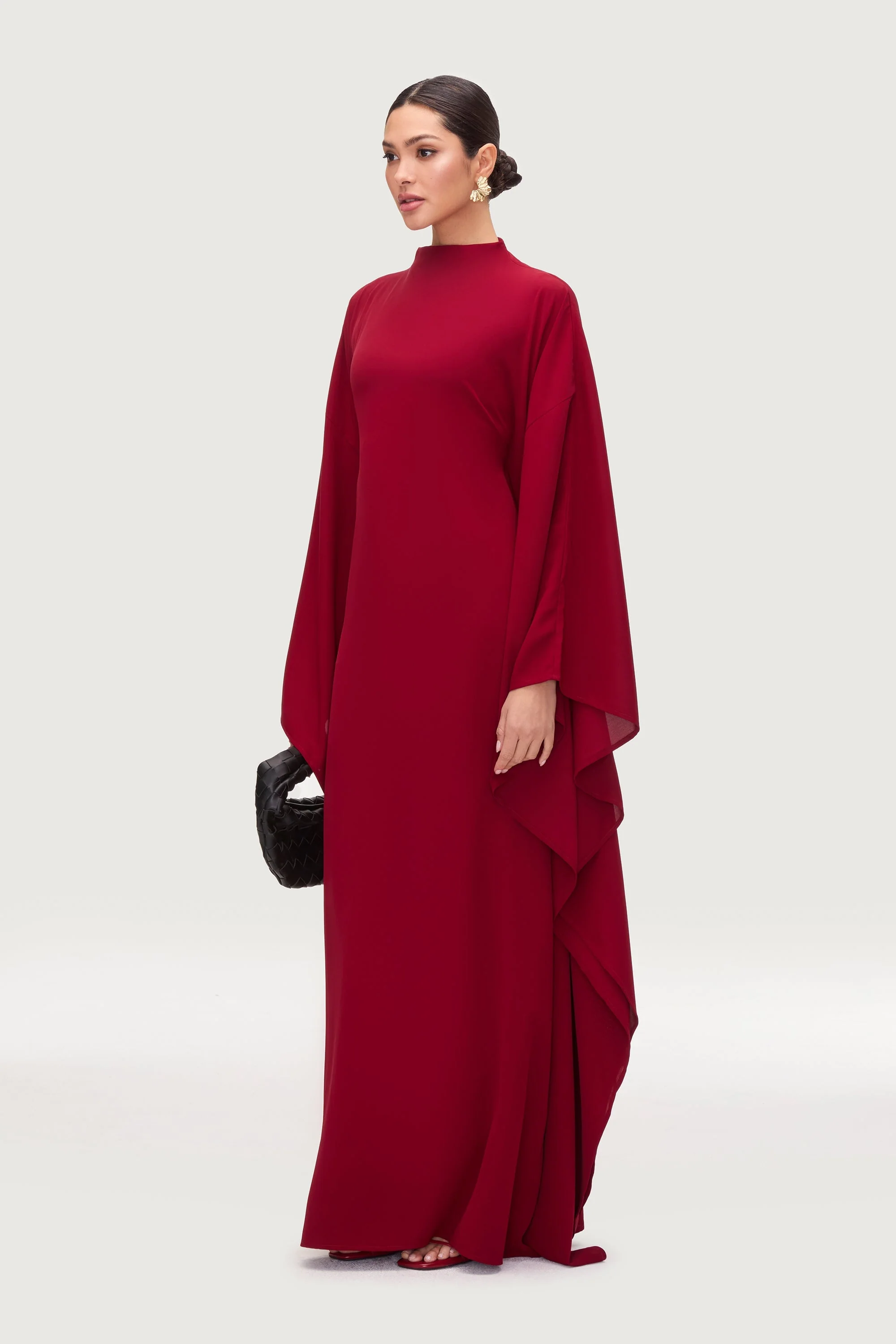 Amira Butterfly Inner Tie Abaya Dress - Karaz - Image 5