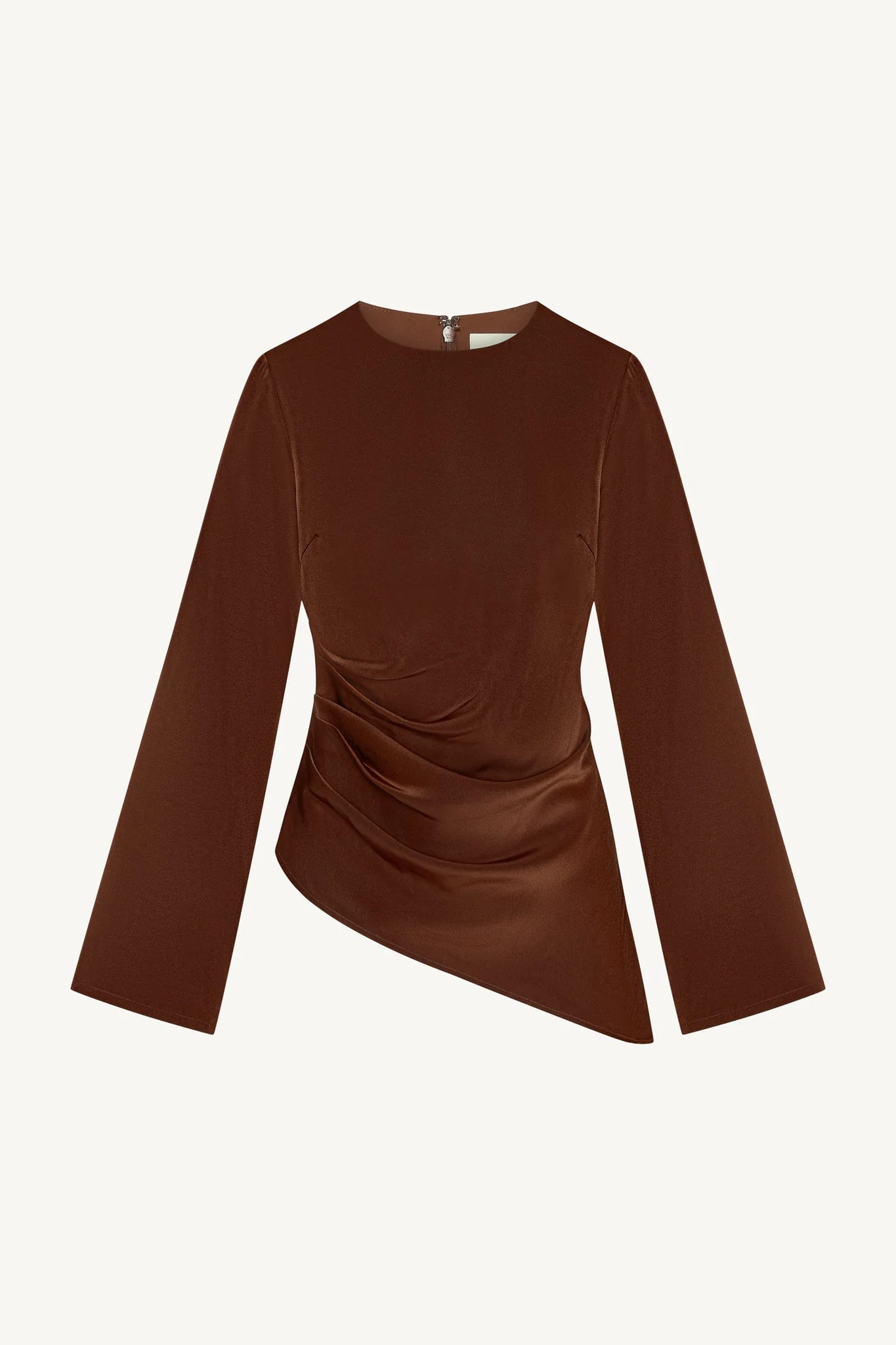Asymmetric Drape Top - Spice - Image 7