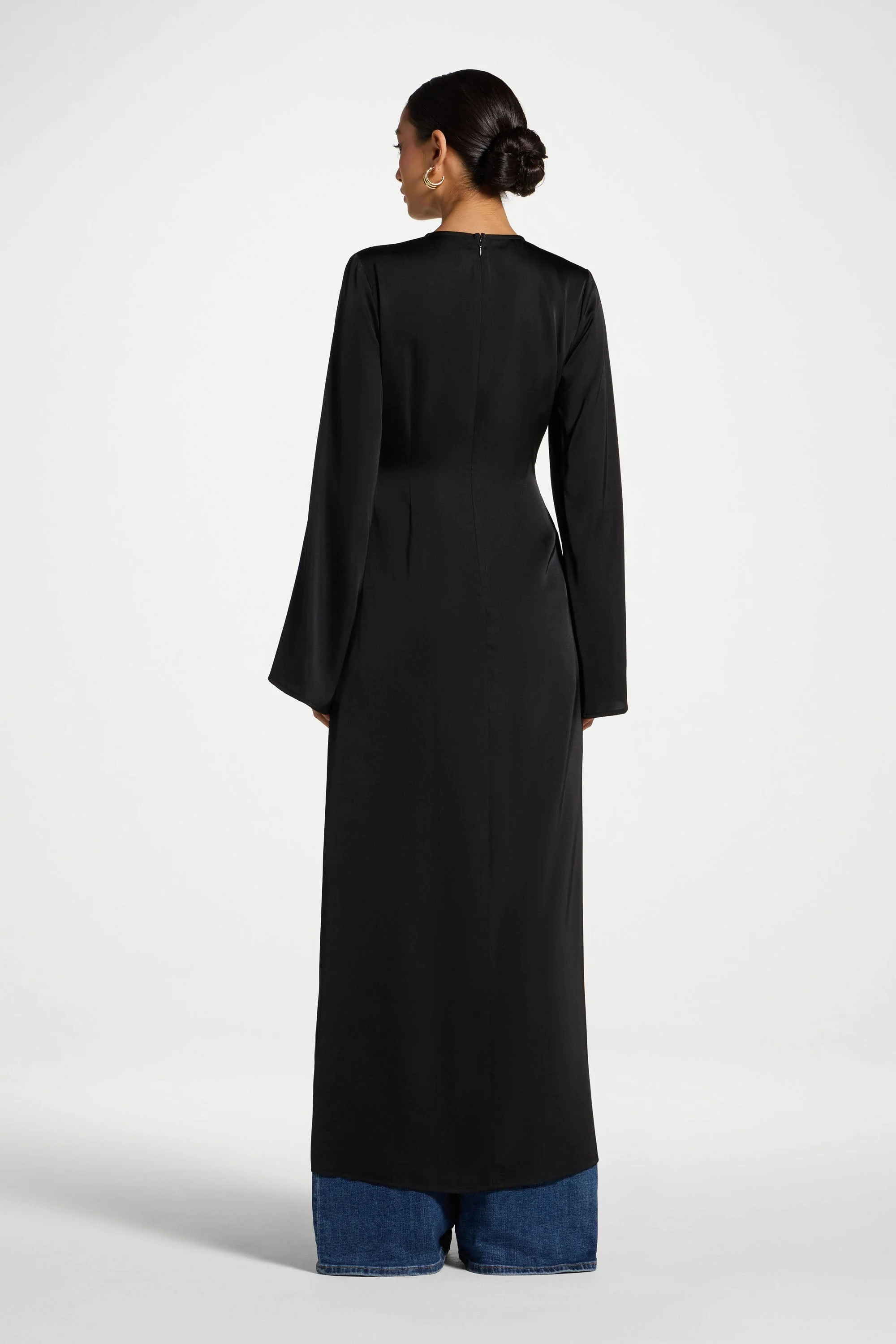 Asymmetric Midi Top - Black - Image 7