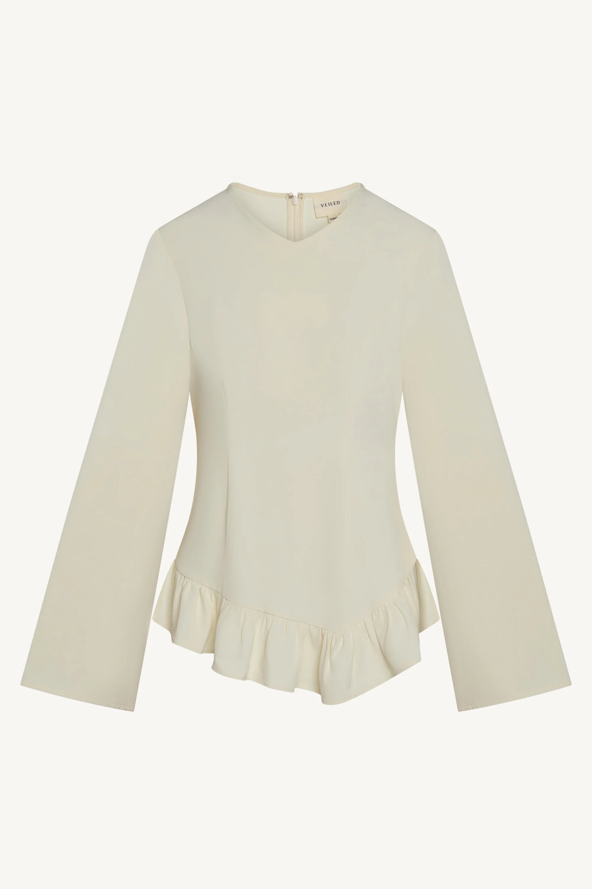 Asymmetric Ruffle Top - Moonlight - Image 8