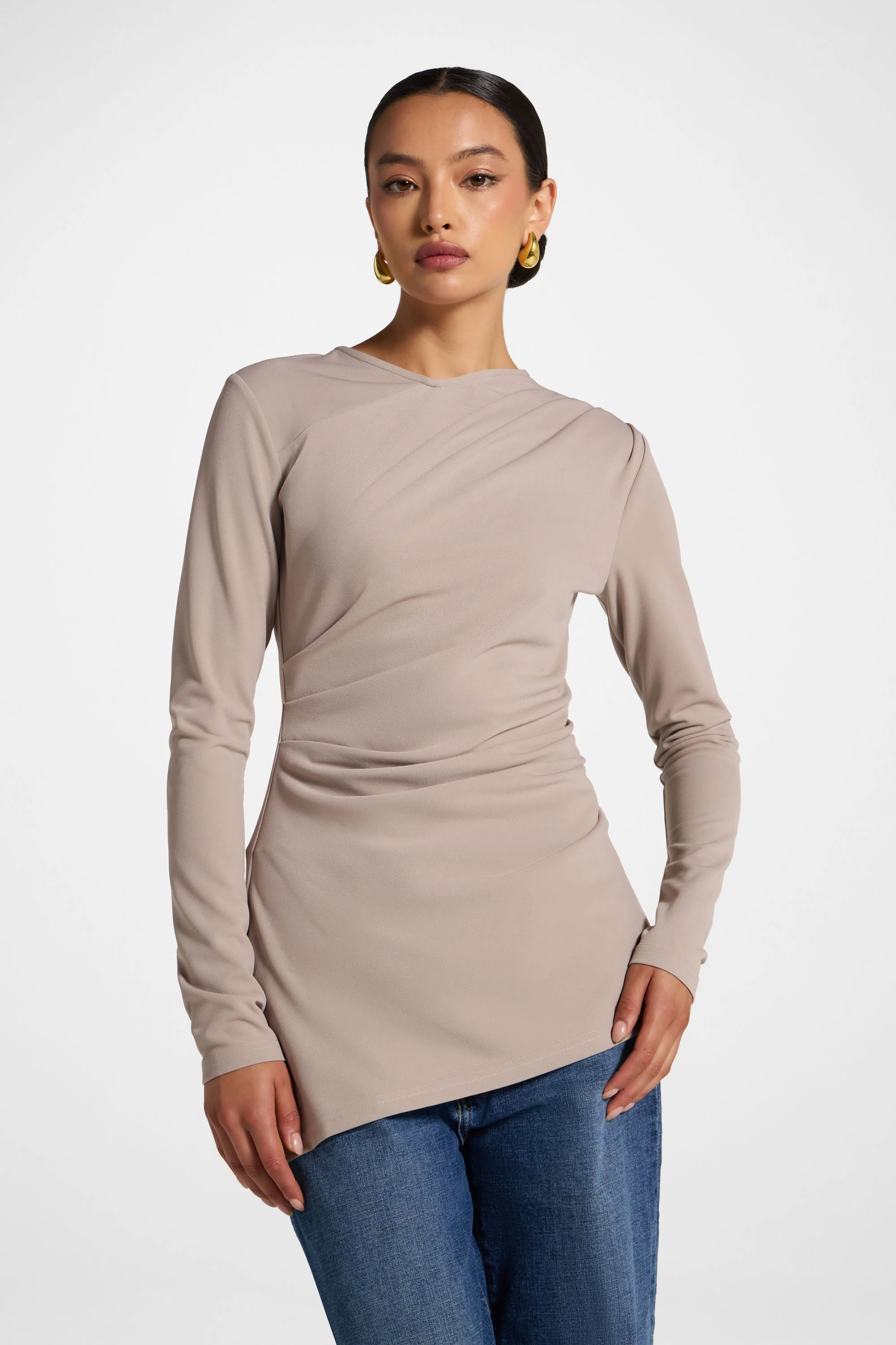 Asymmetric Stretch Top - Moon Rock