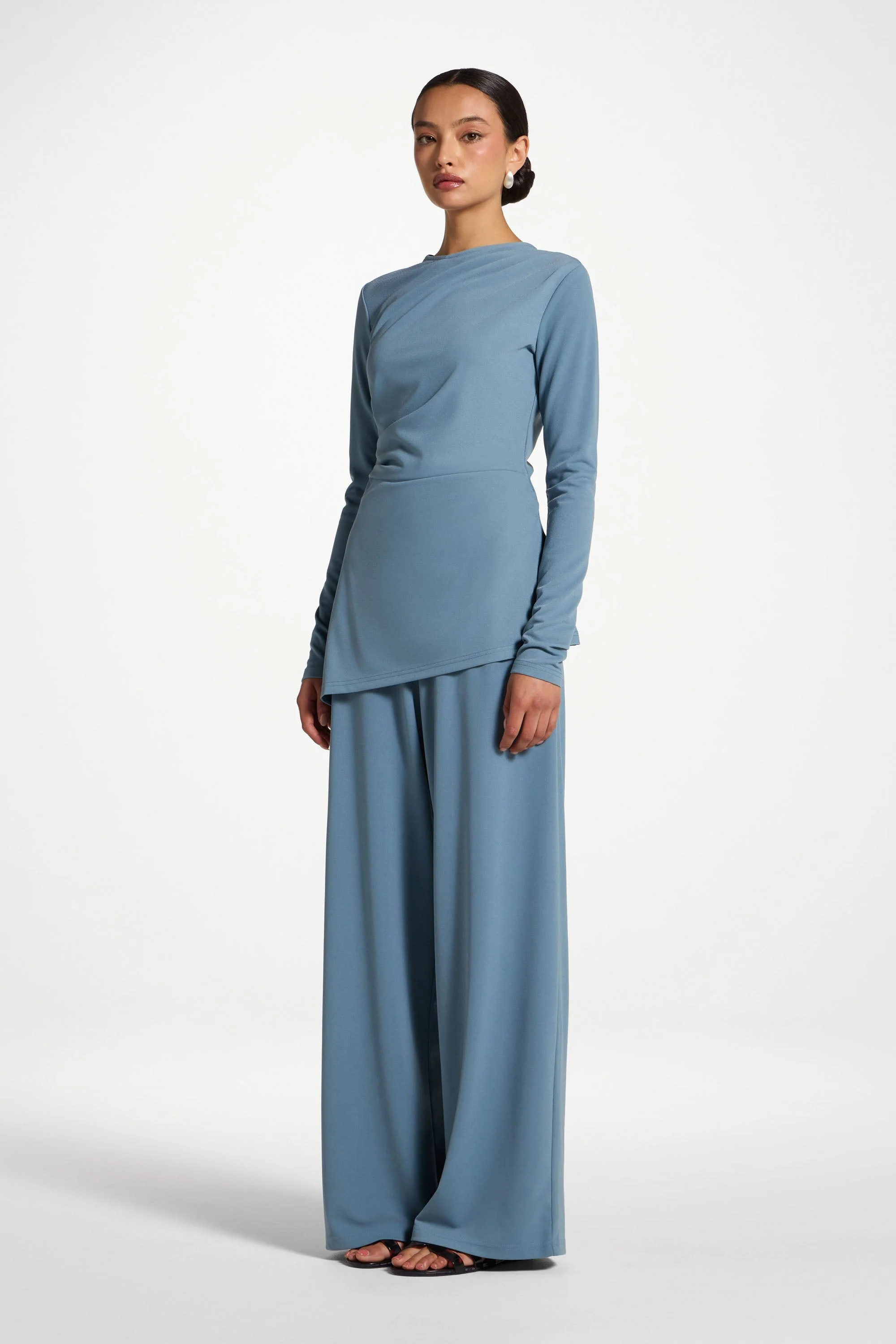 Asymmetric Stretch Top - Sky - Image 6