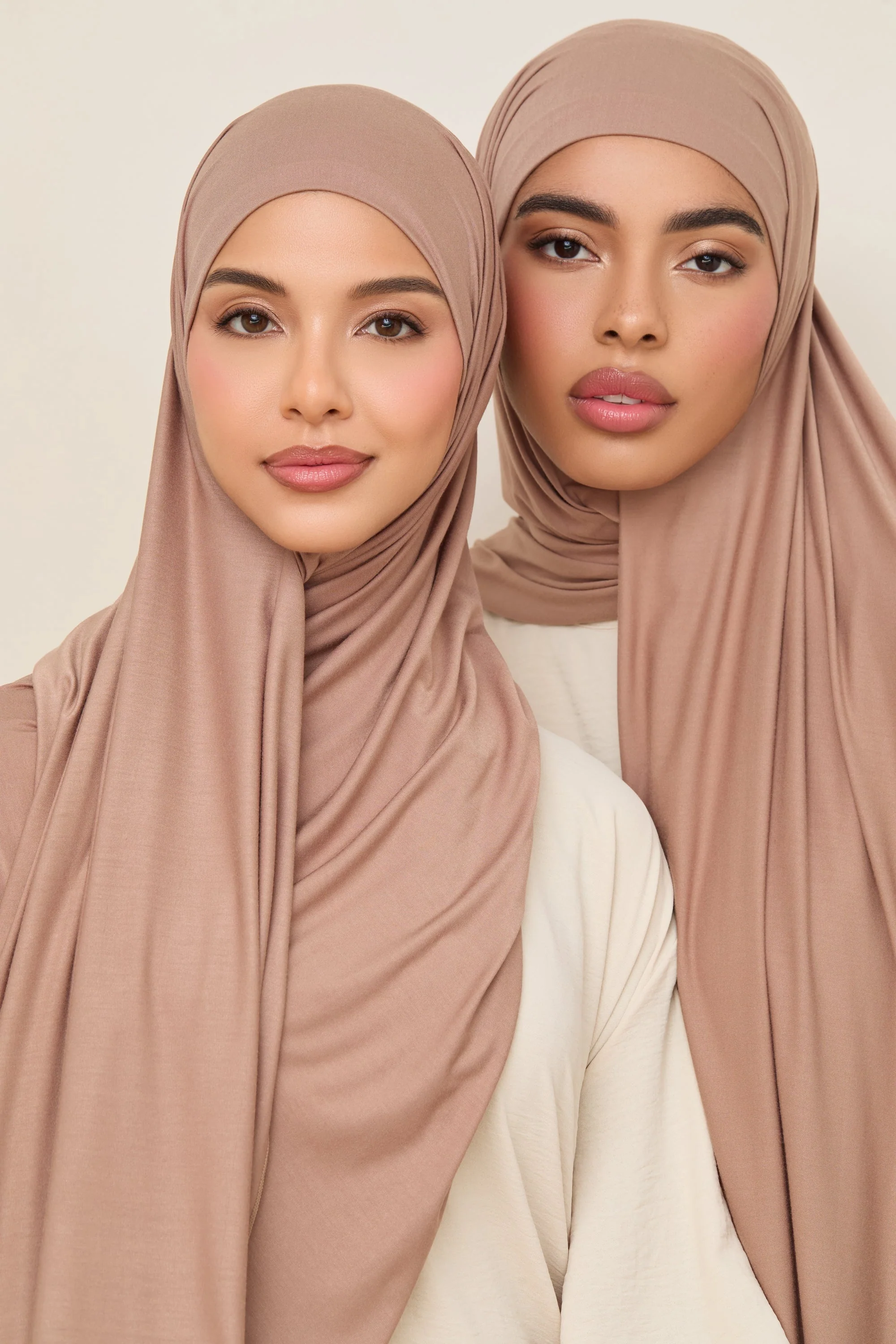 Bamboo Jersey Hijab - Ginger Snap - Image 4