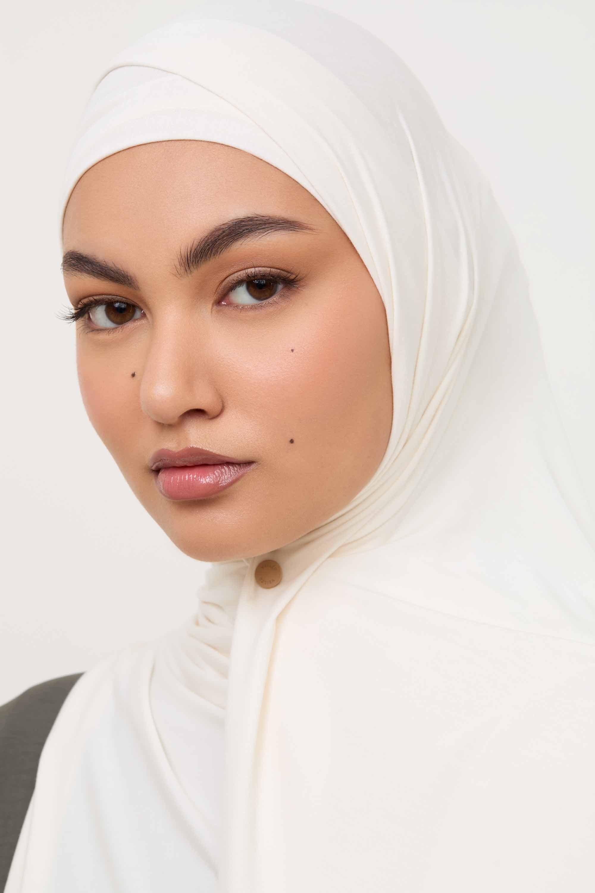 Bamboo Jersey Hijab - Moonlight - Image 3
