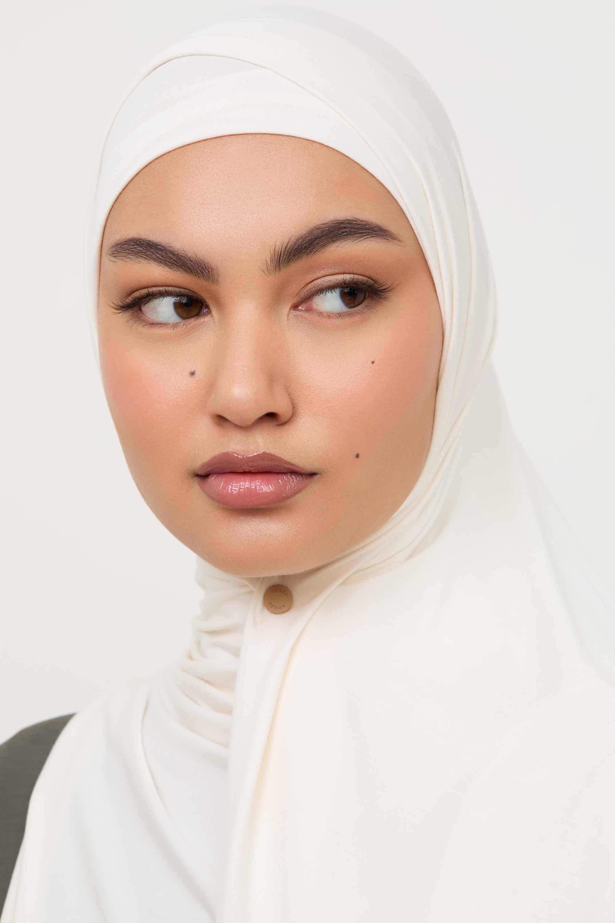 Bamboo Jersey Hijab - Moonlight - Image 4