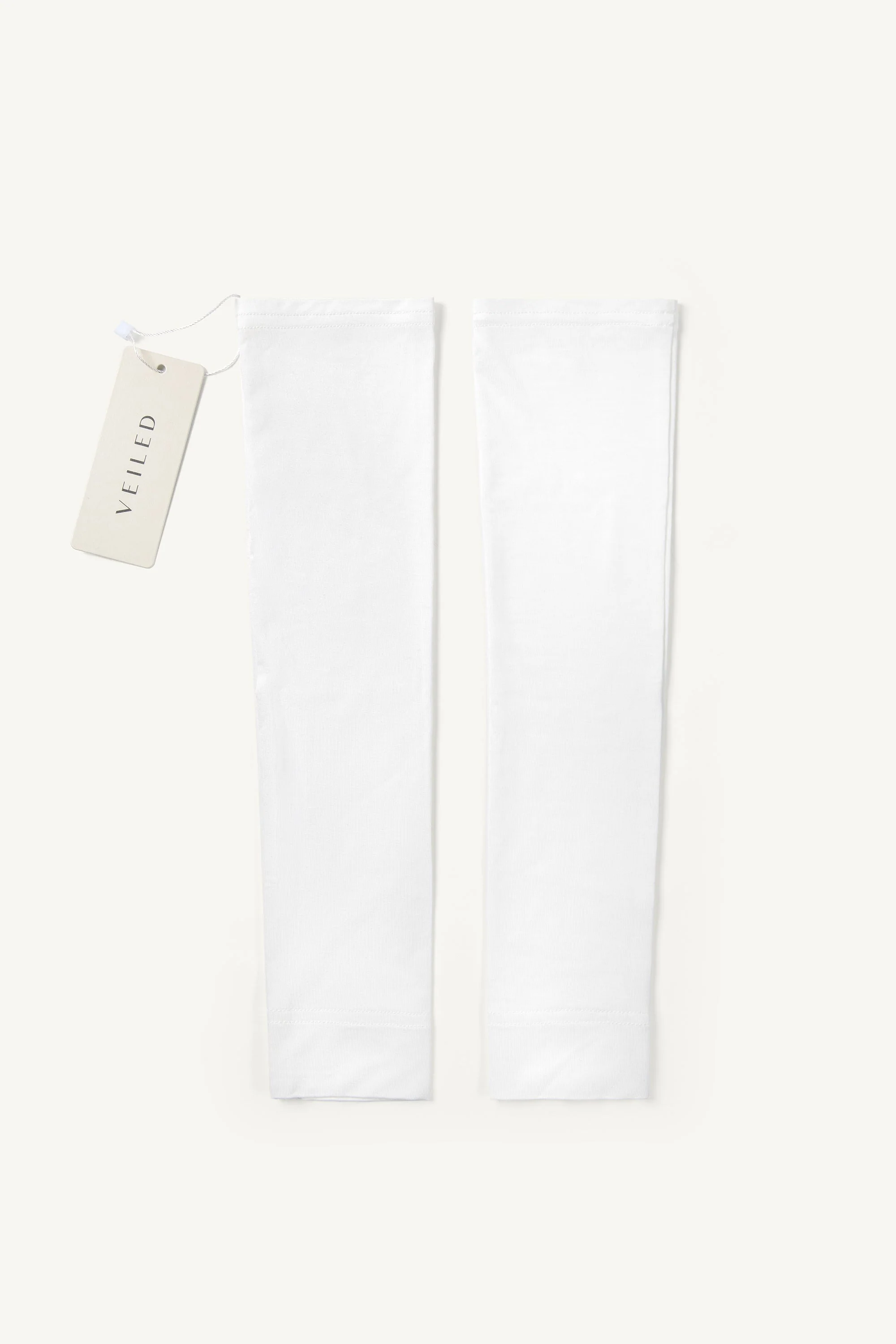 Bamboo Jersey Sleeves - White