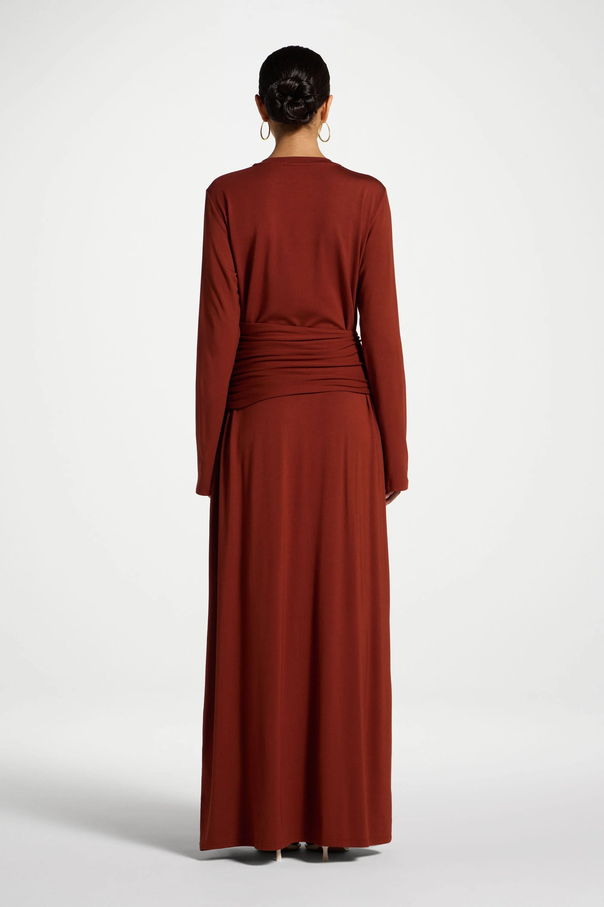Bamboo Ring Maxi Dress - Clay - Image 6