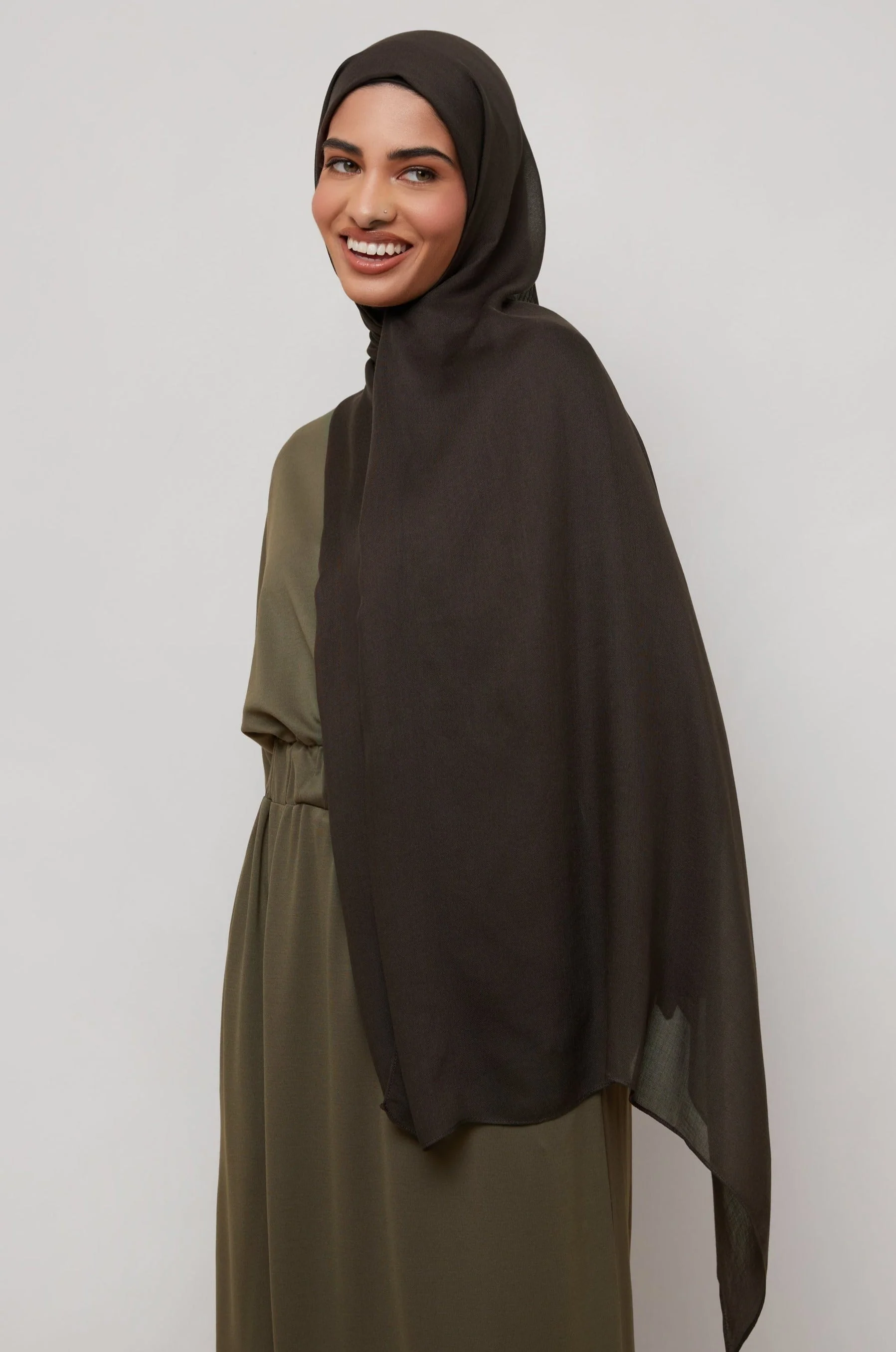 Bamboo Woven Hijab - Java - Image 2