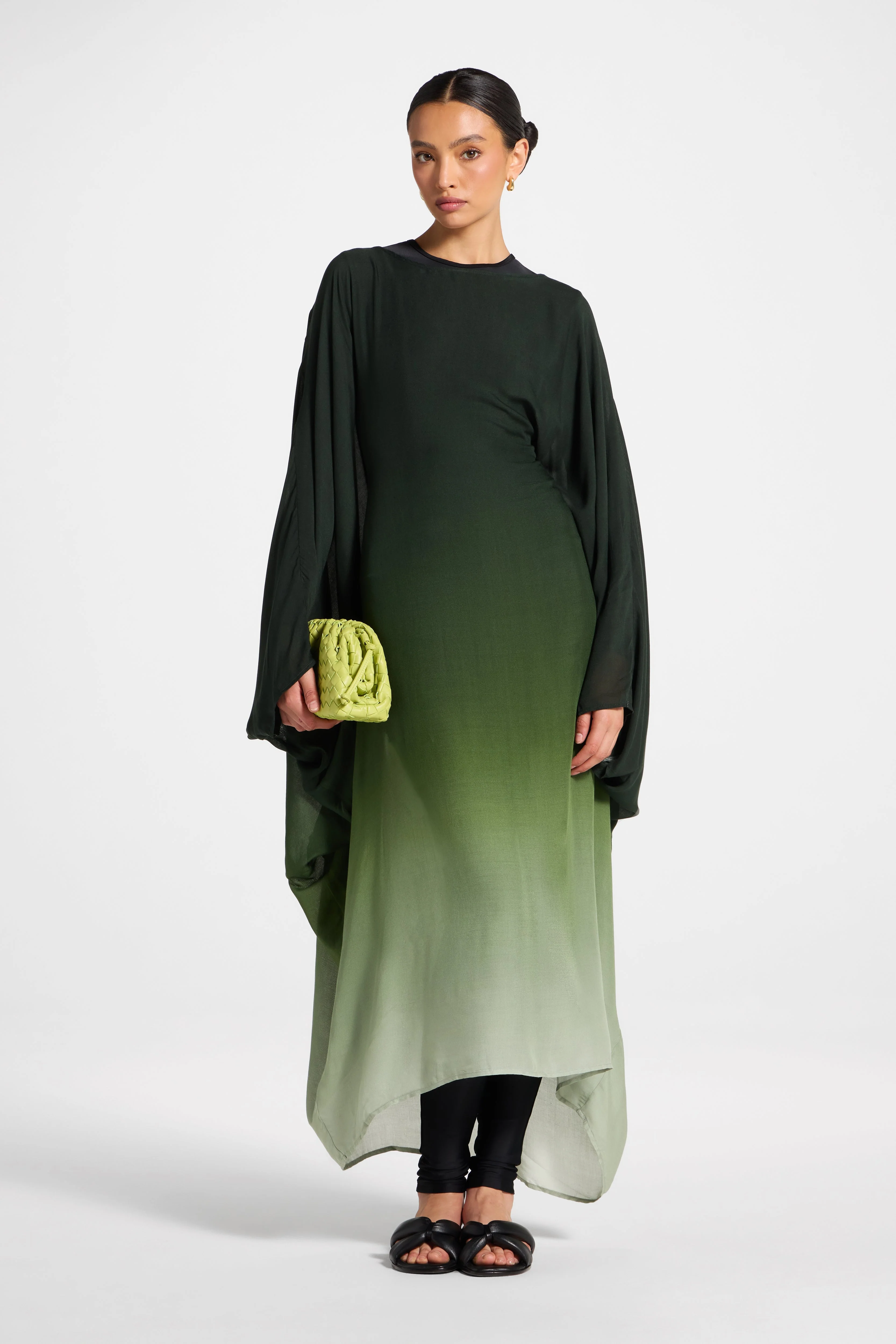 Butterfly Inner Tie Swim Cover Dress - Marine Ombre