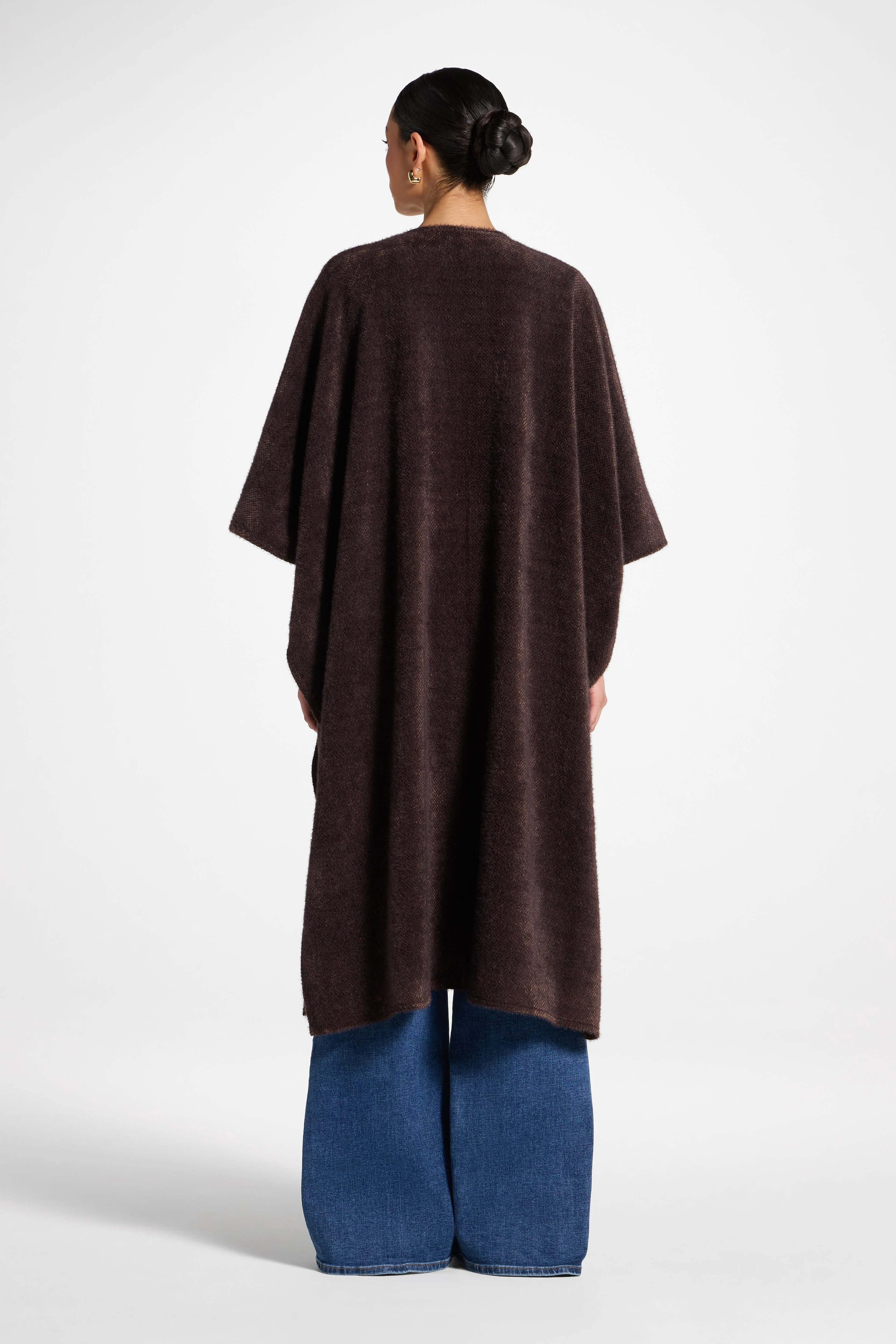 Chenille Cape Top - Espresso - Image 7