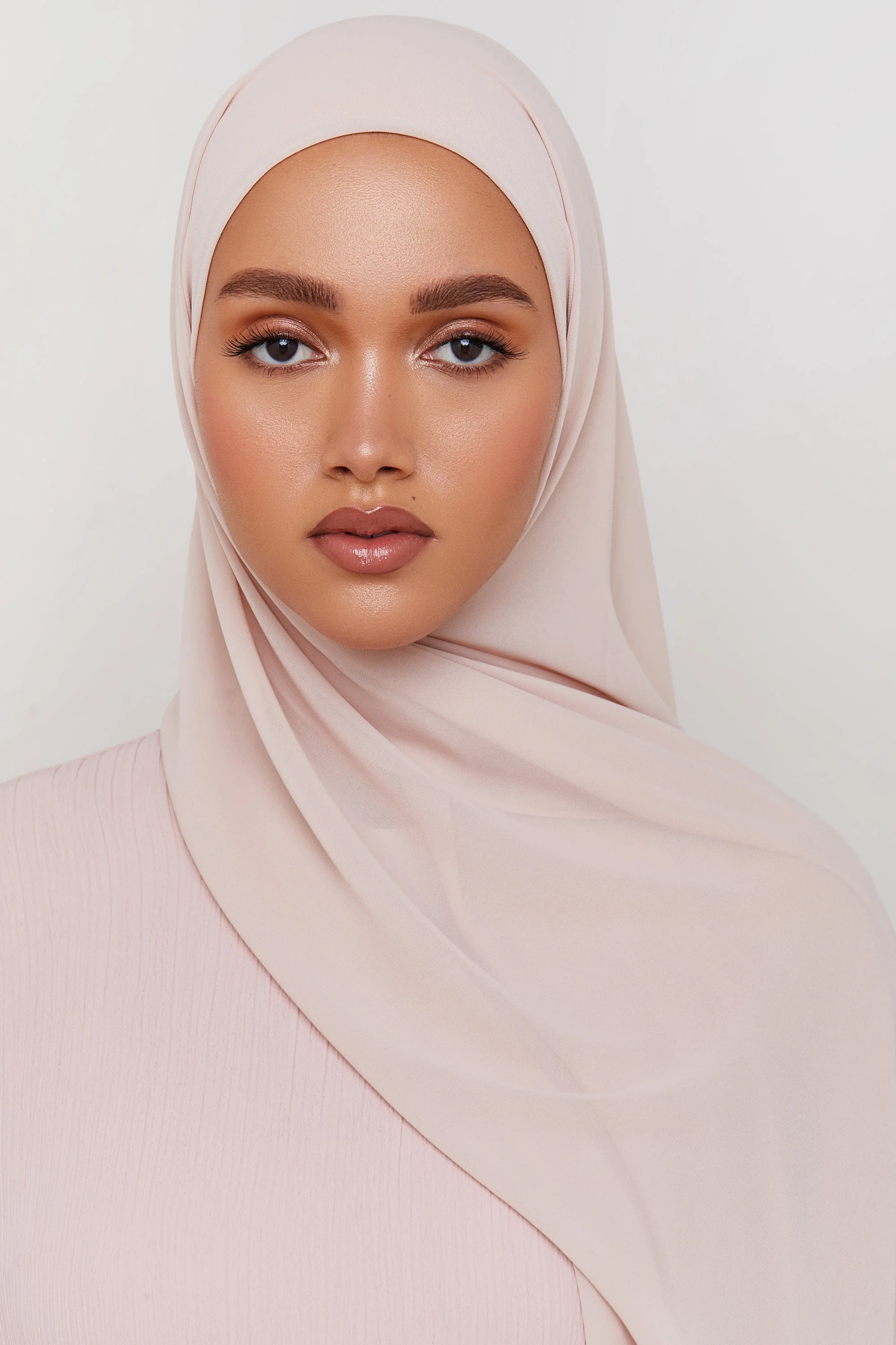 Chiffon LITE Hijab - Mushroom - Image 2