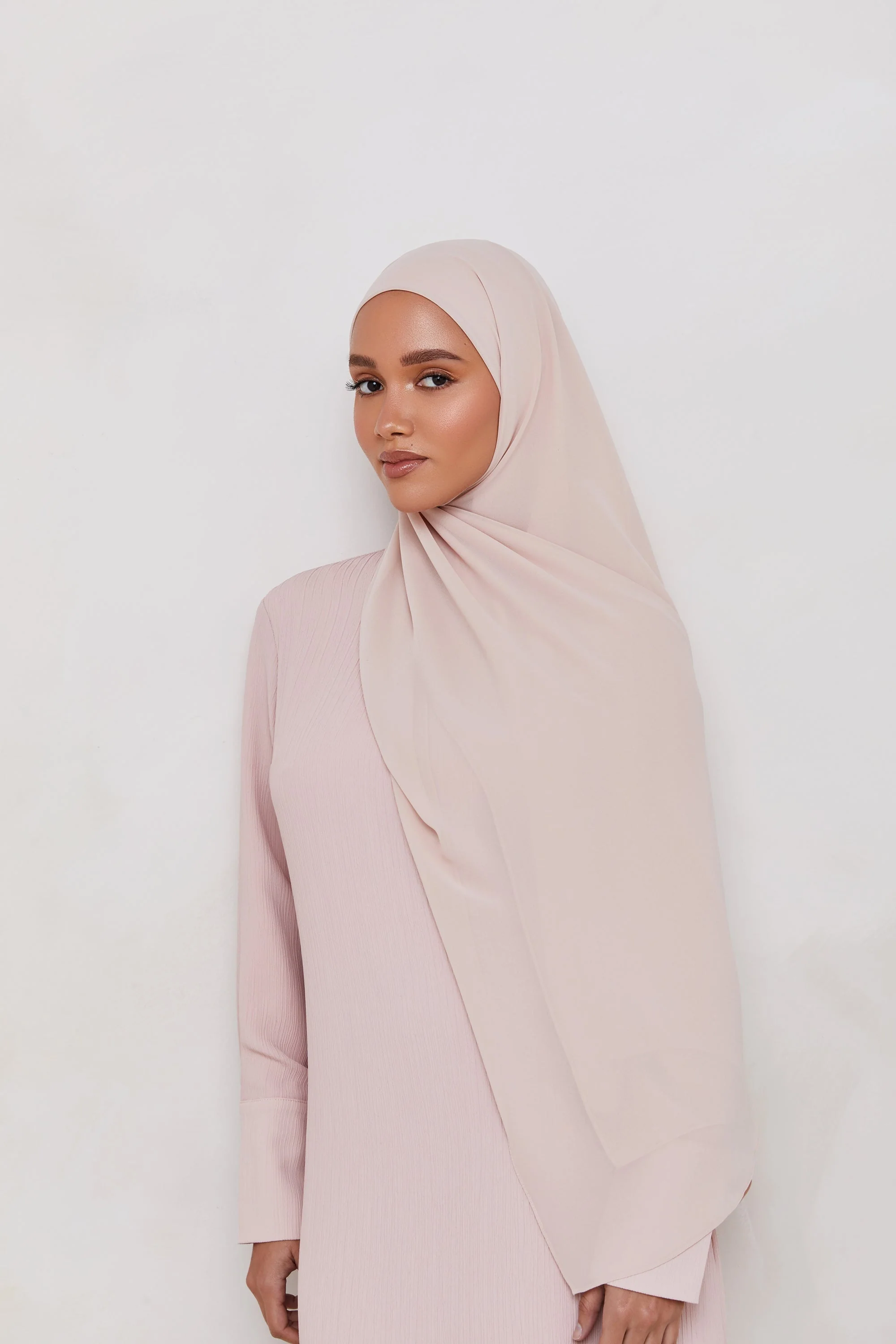 Chiffon LITE Hijab - Mushroom - Image 3