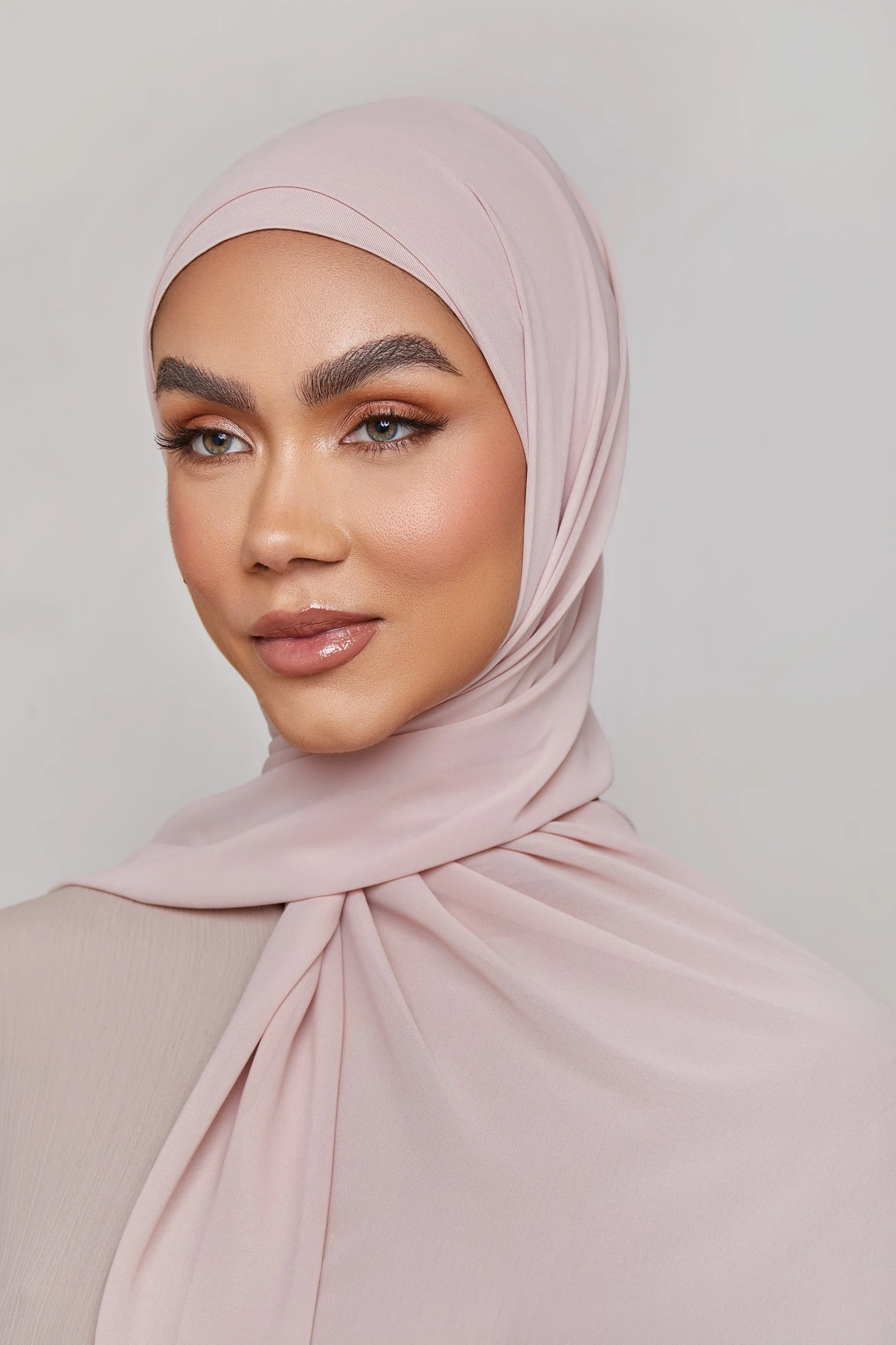 Chiffon LITE Hijab - Sepia Rose - Image 3