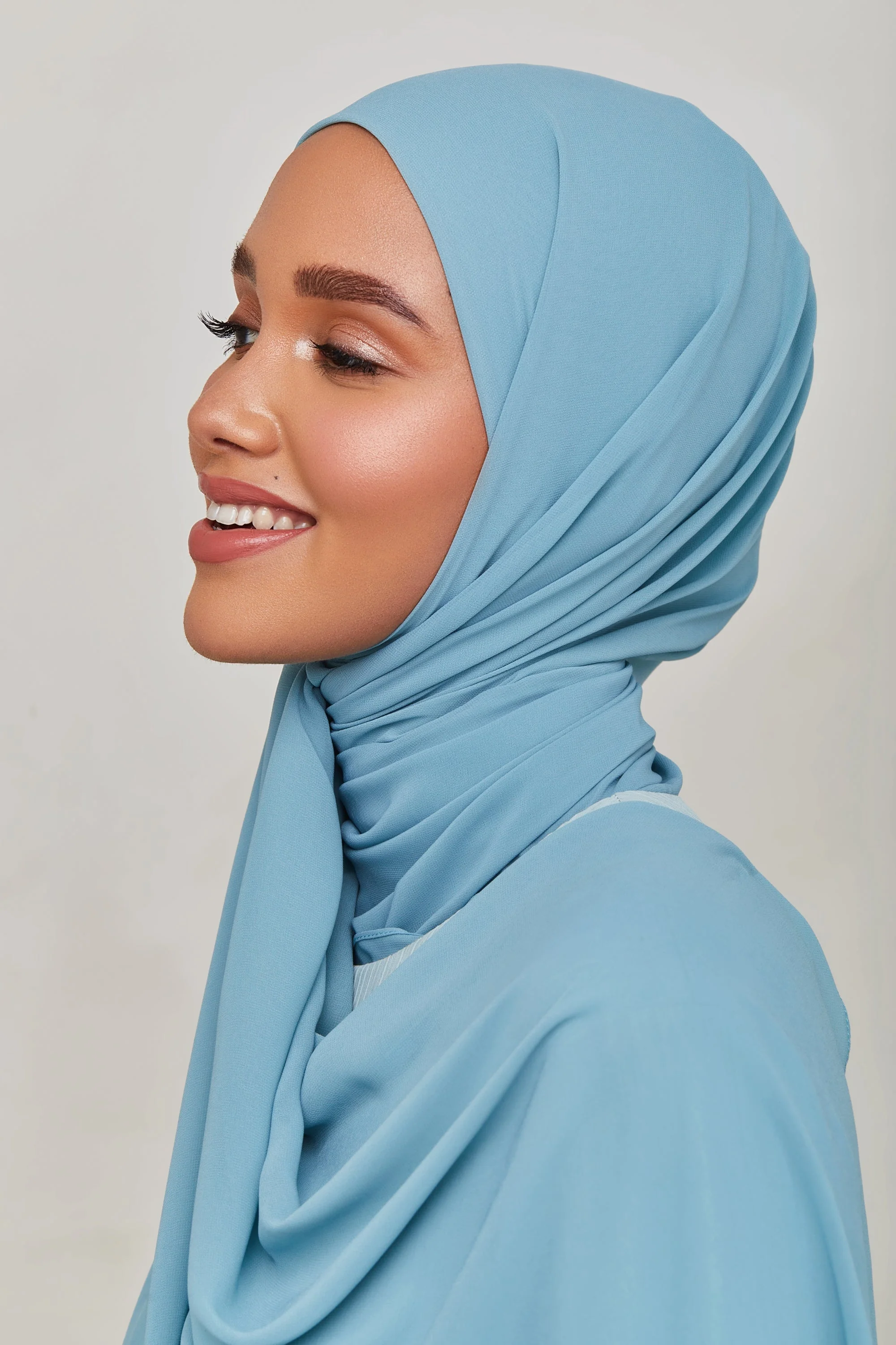 Chiffon LITE Hijab - Stillwater - Image 3