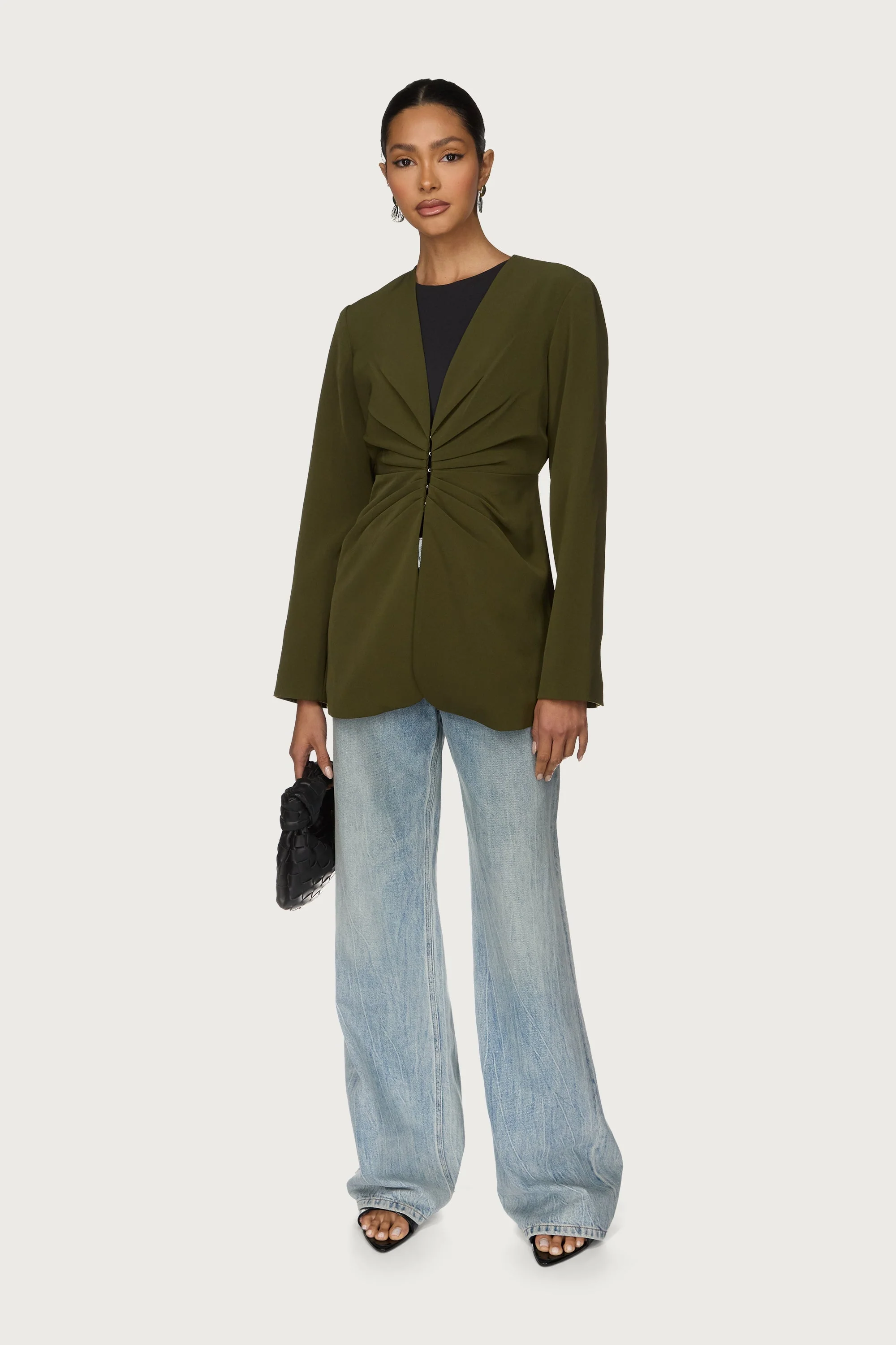 Cinch Blazer - Olive - Image 2