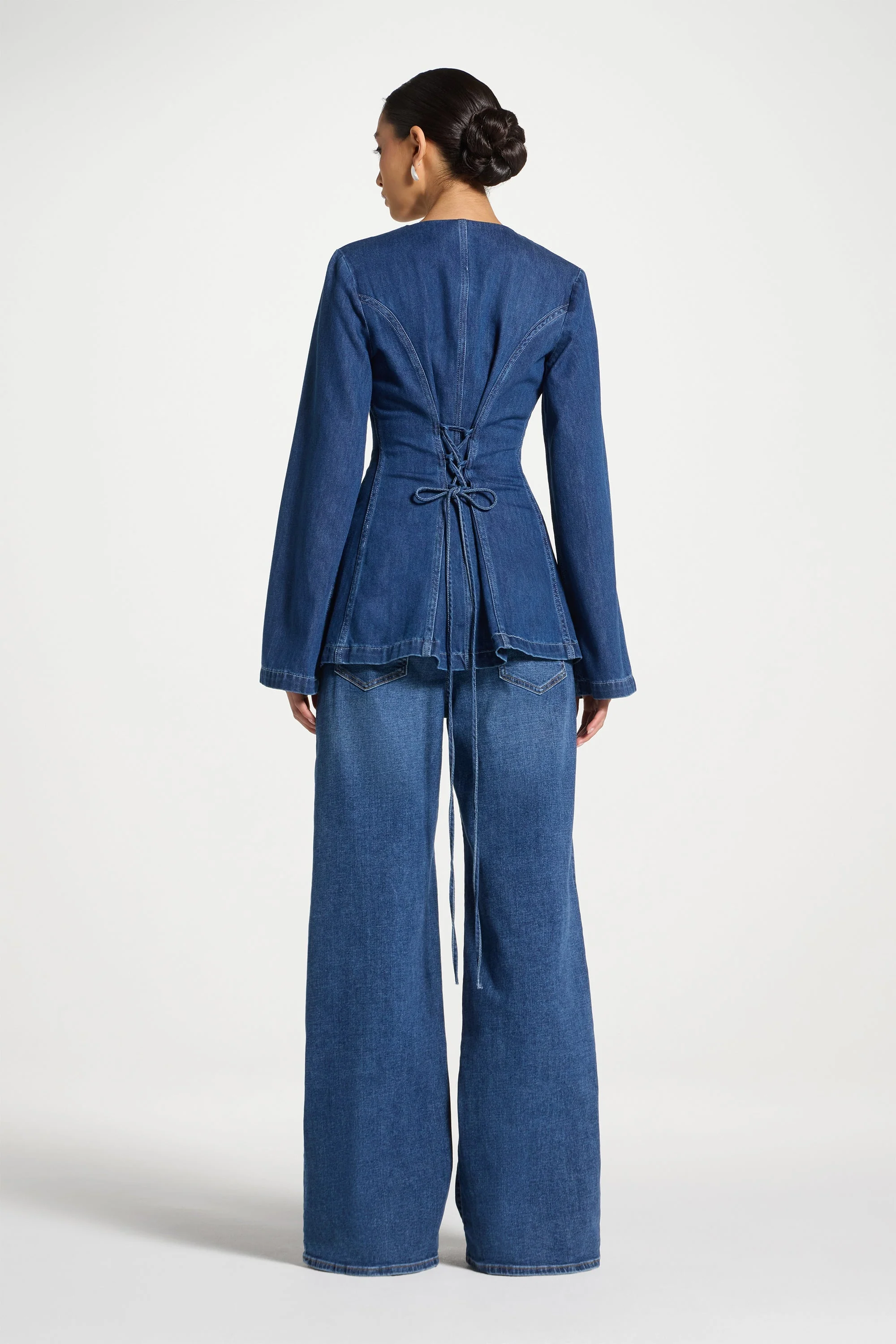 Cinch Denim Jacket Top - Image 5