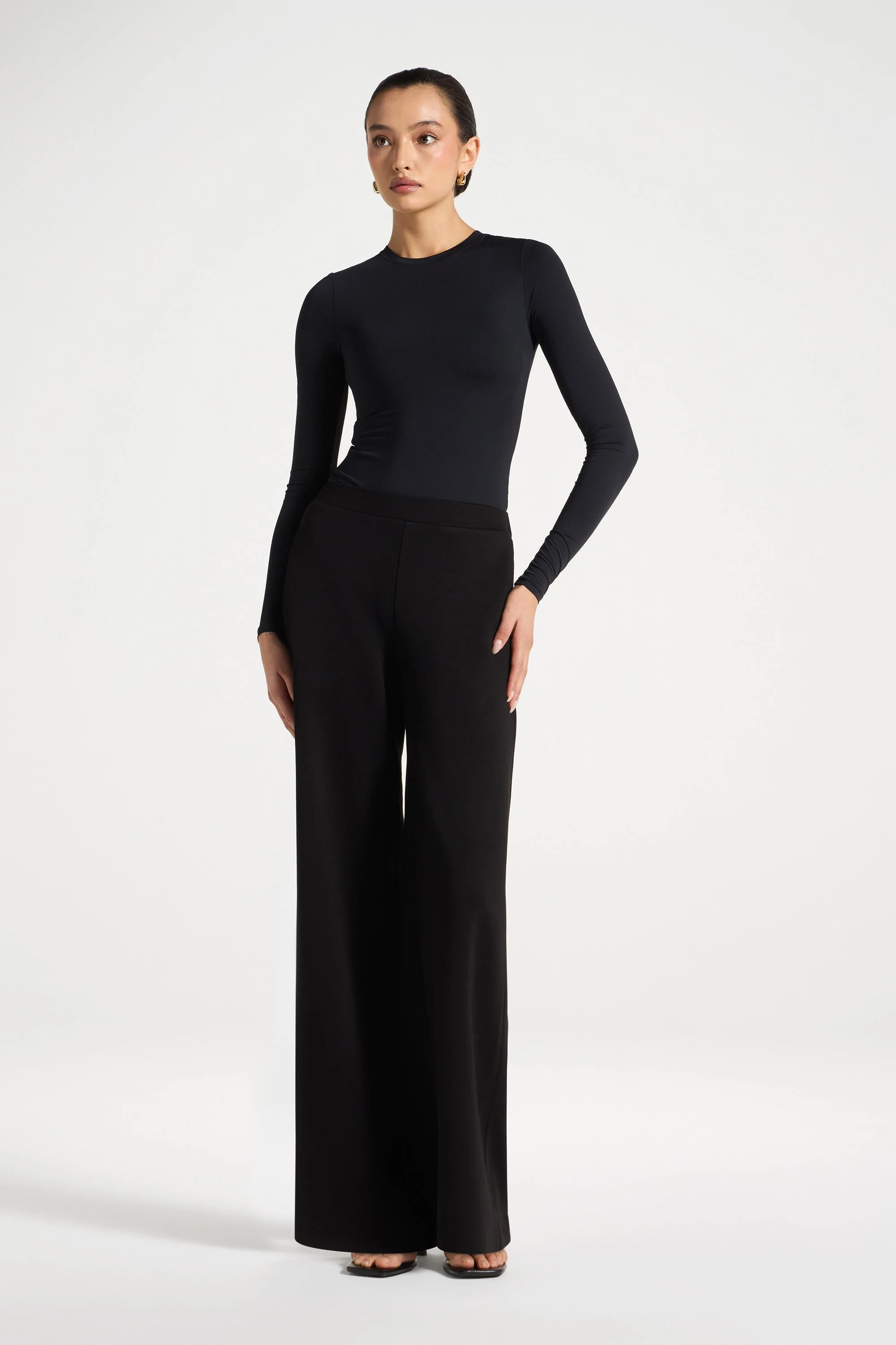 Cinch Top & Pants Set - Black - Image 6