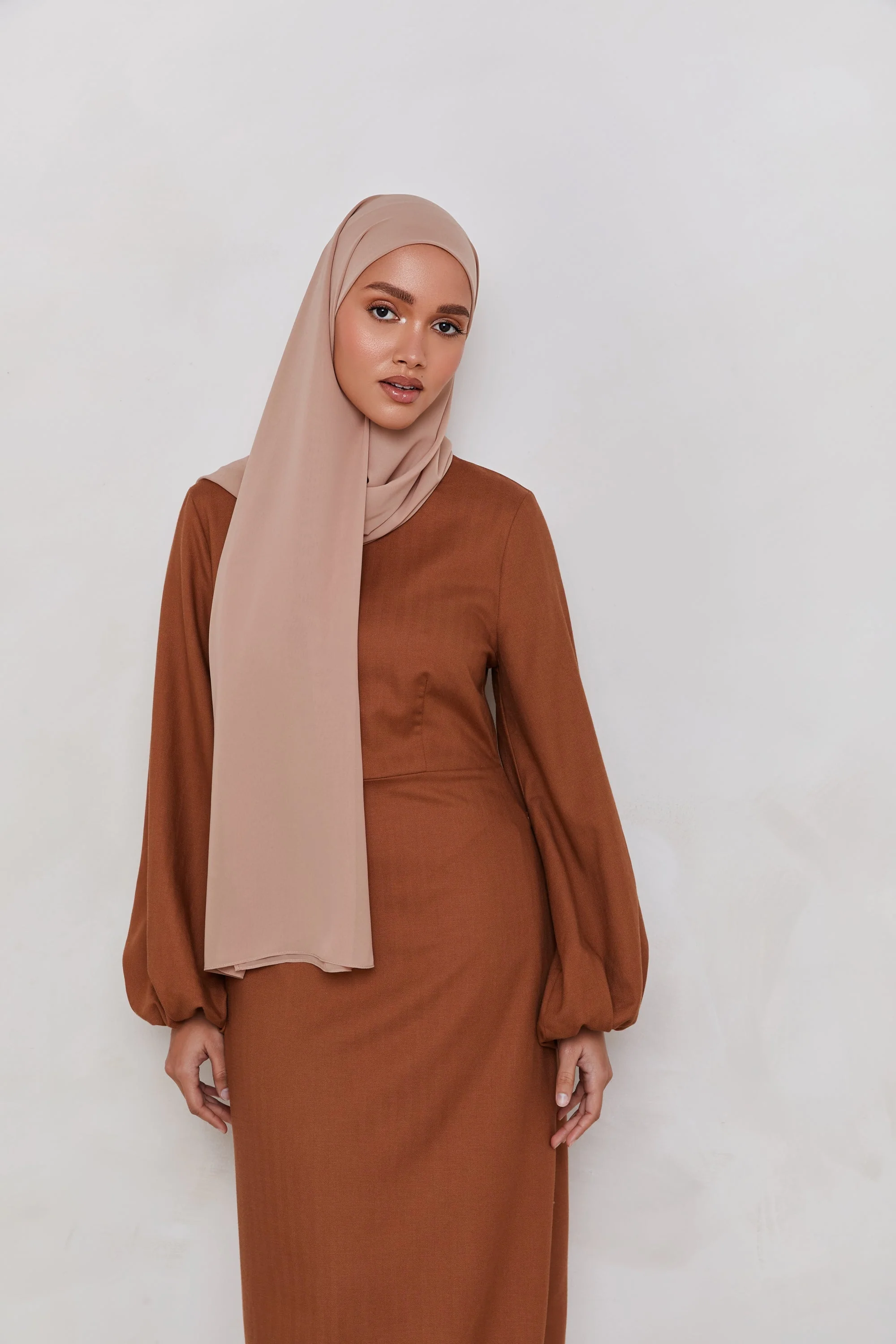 Chiffon LITE Hijab - Light Natural - Image 2