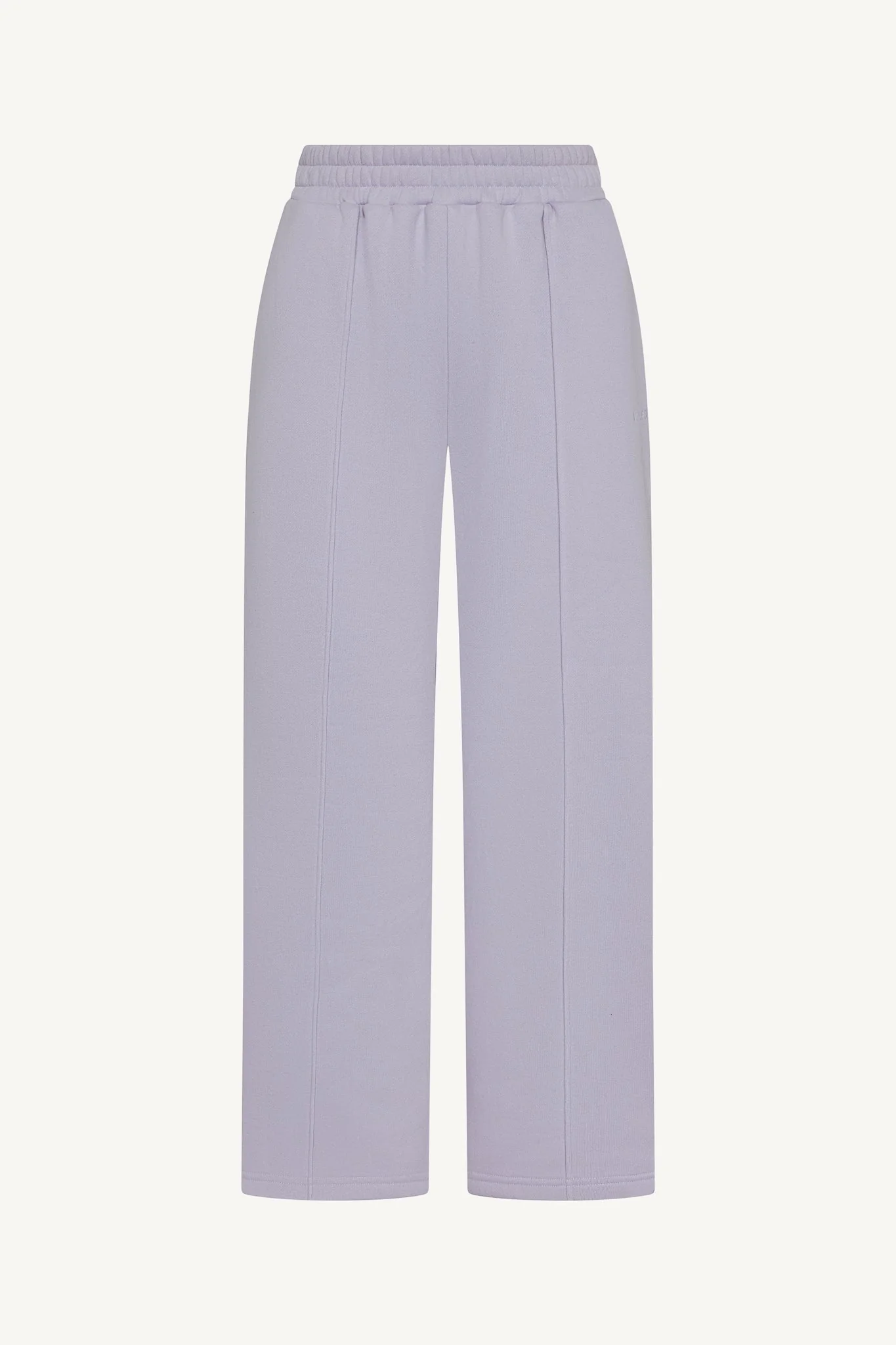 Cotton Pintuck Wide Leg Sweatpants - Lavender - Image 7