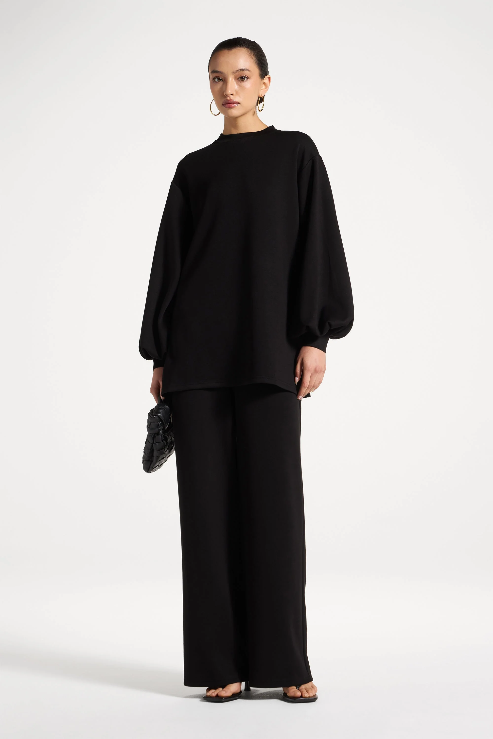 Dila Top & Pant Set - Black - Image 3