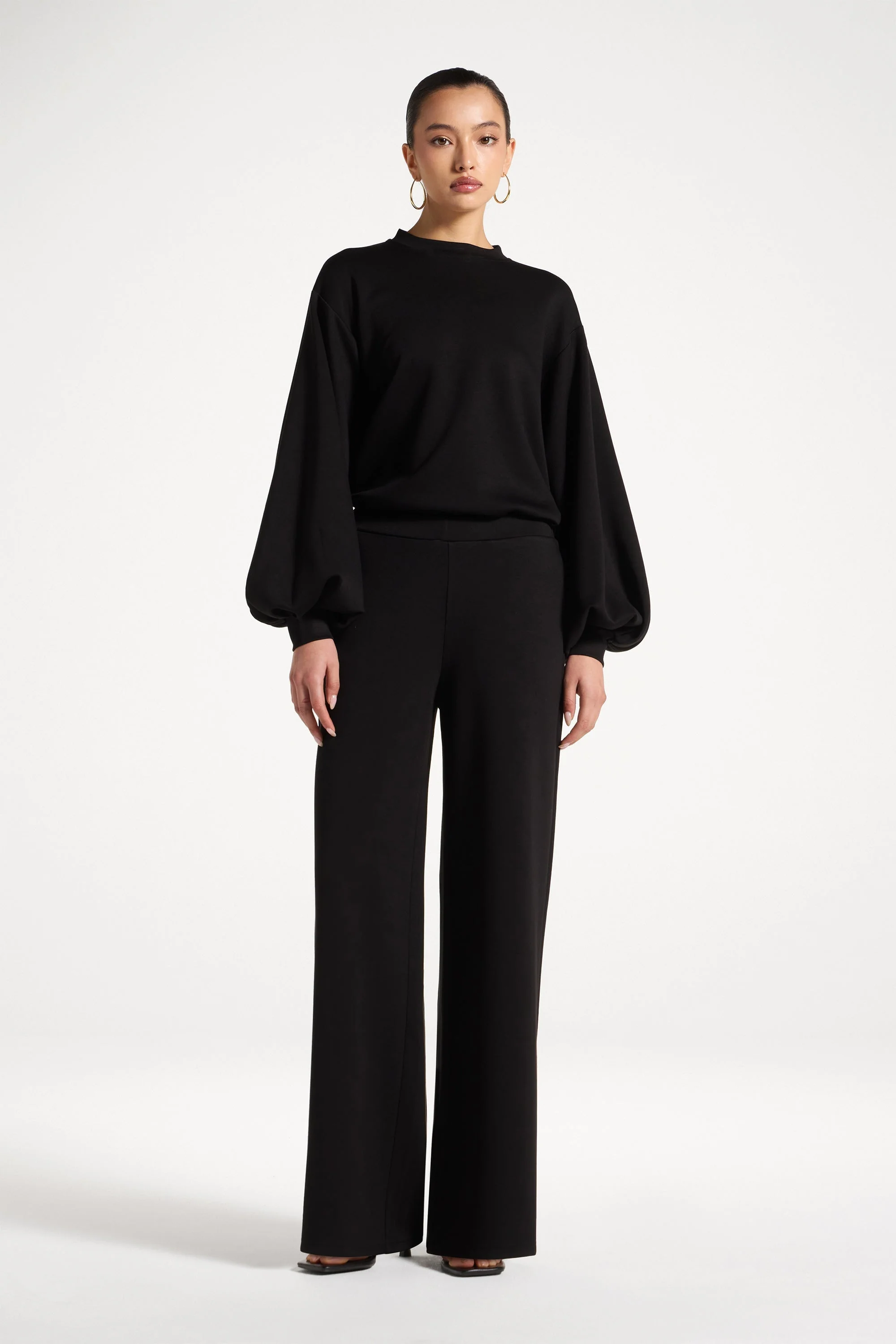 Dila Top & Pant Set - Black - Image 7