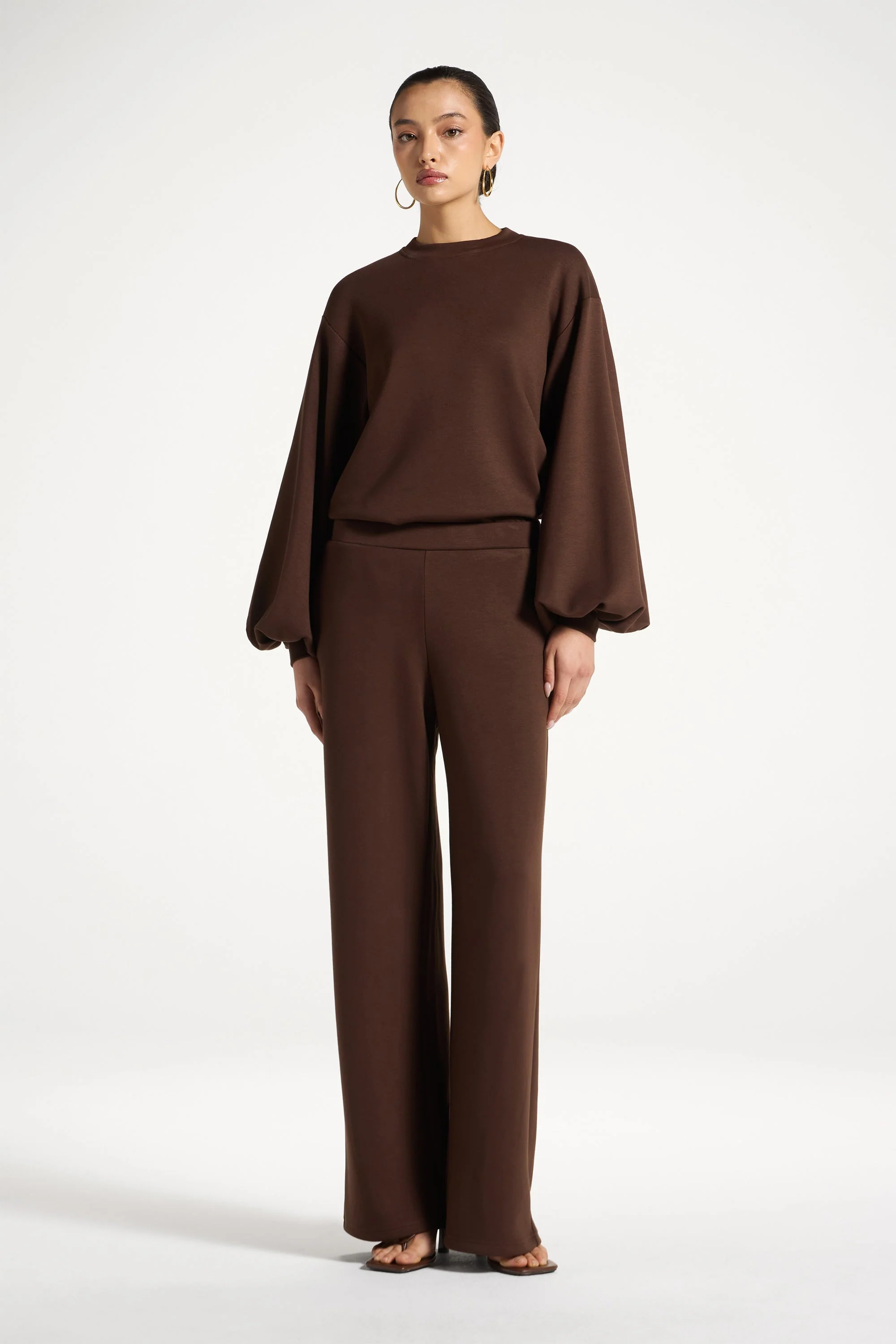 Dila Top & Pant Set - Espresso - Image 3