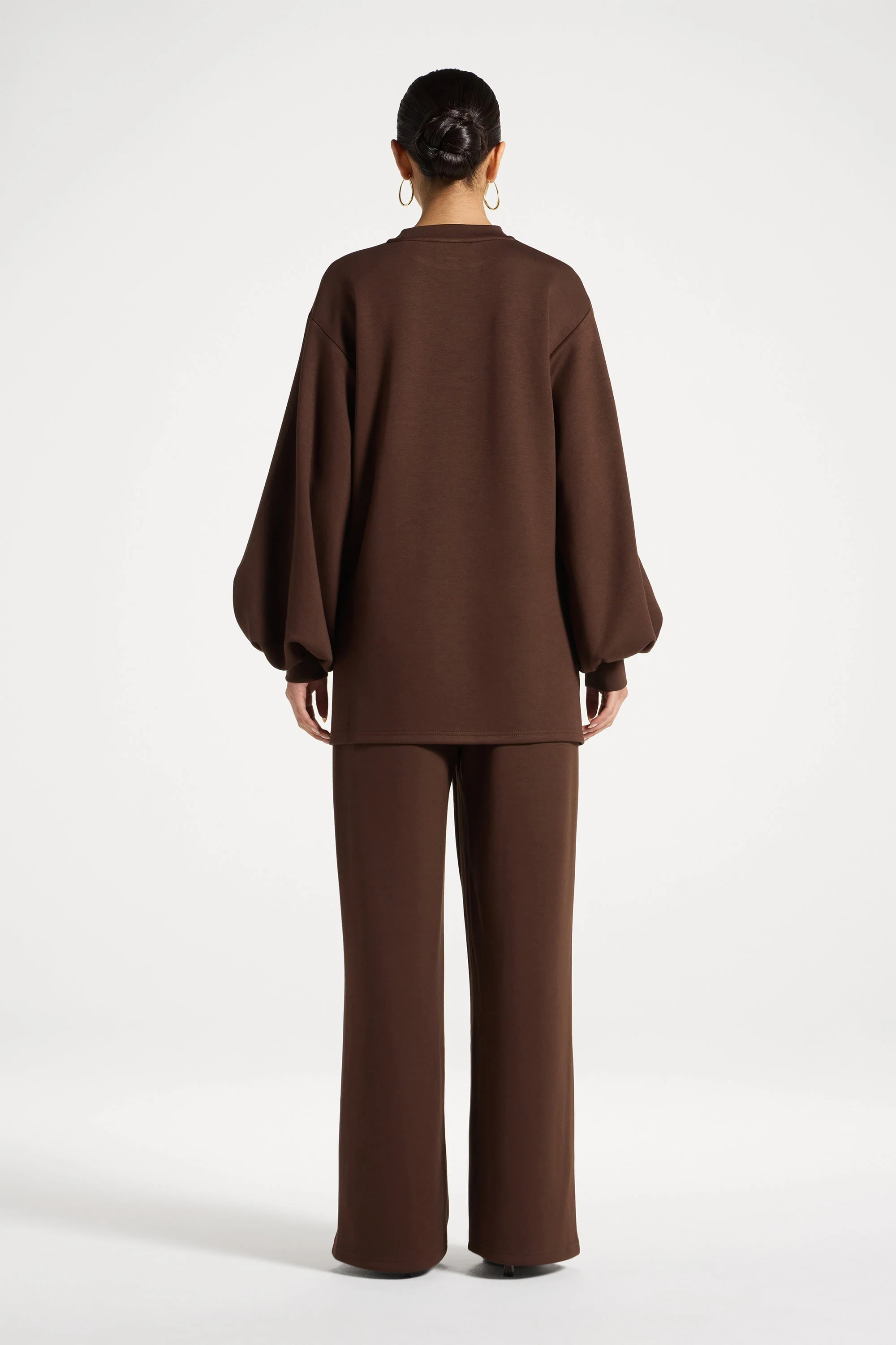 Dila Top & Pant Set - Espresso - Image 4