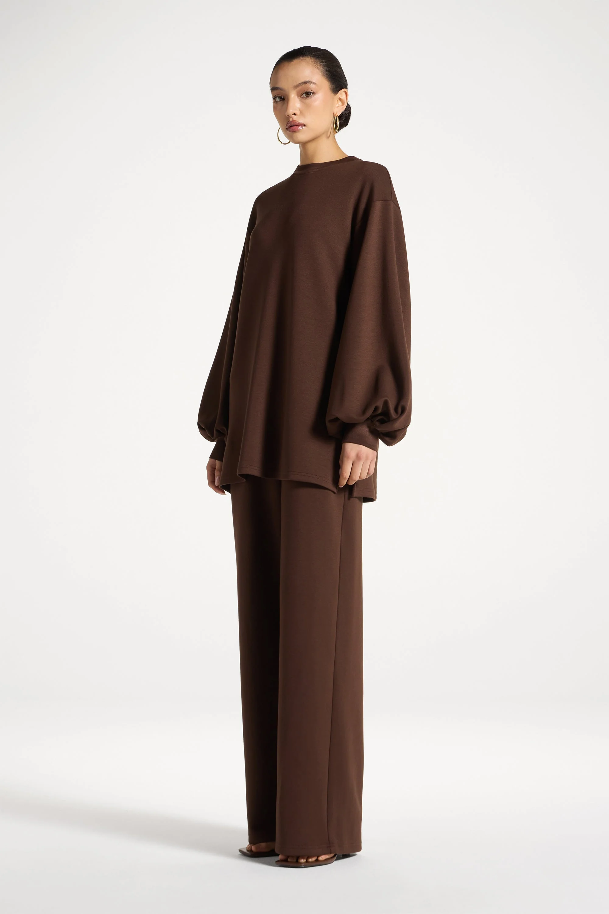 Dila Top & Pant Set - Espresso - Image 5
