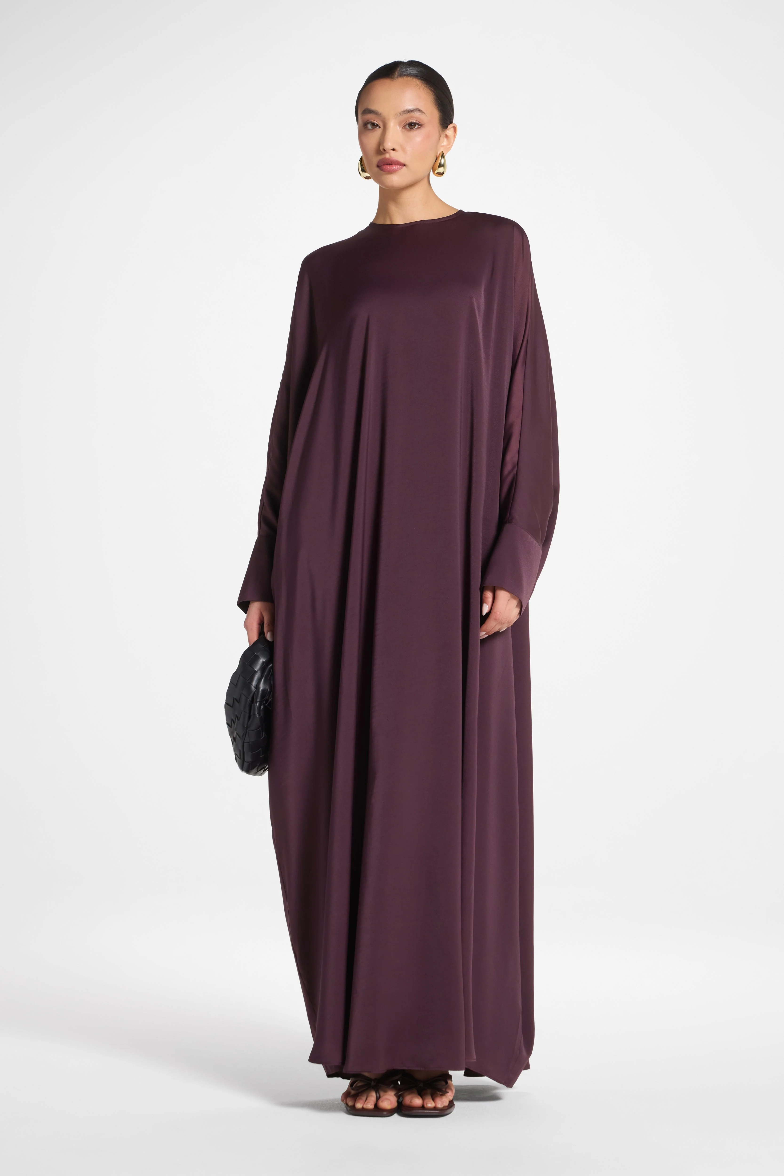 Dina Abaya - Deep Plum - Image 3