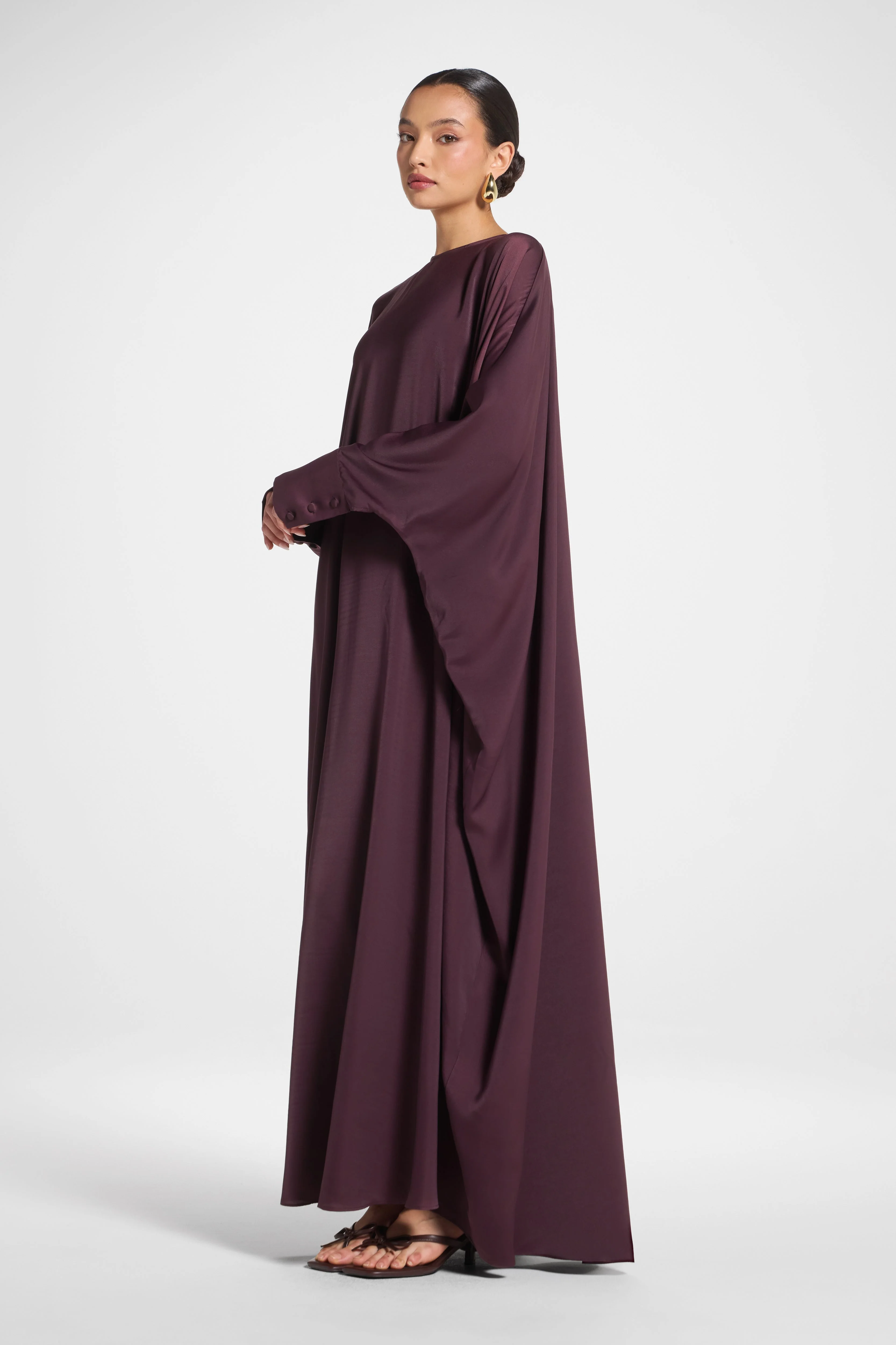 Dina Abaya - Deep Plum - Image 5