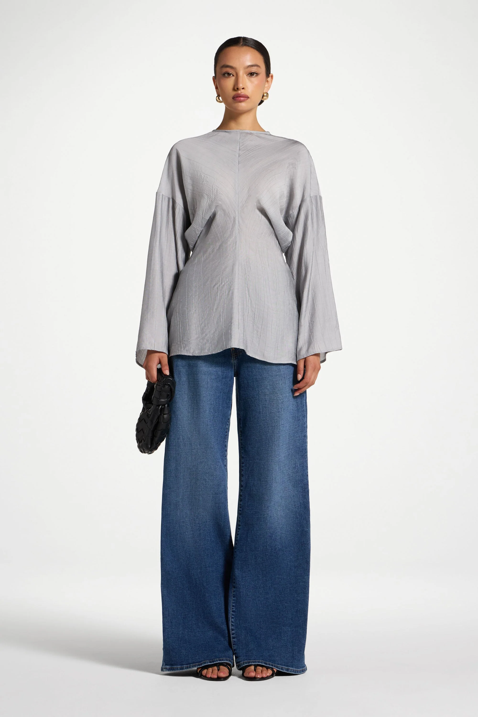 Dolman Sleeve Top - Granite - Image 2