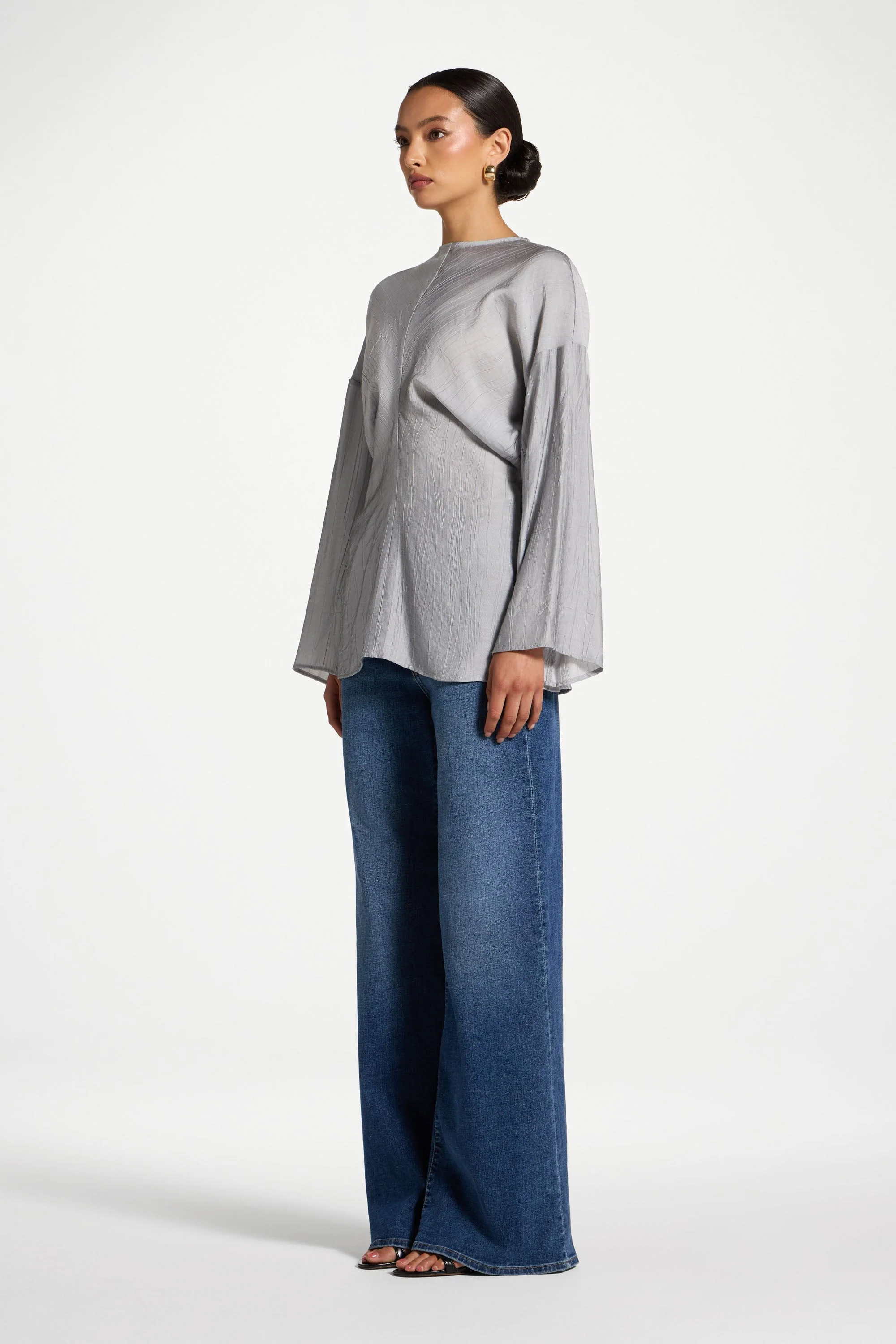 Dolman Sleeve Top - Granite - Image 3