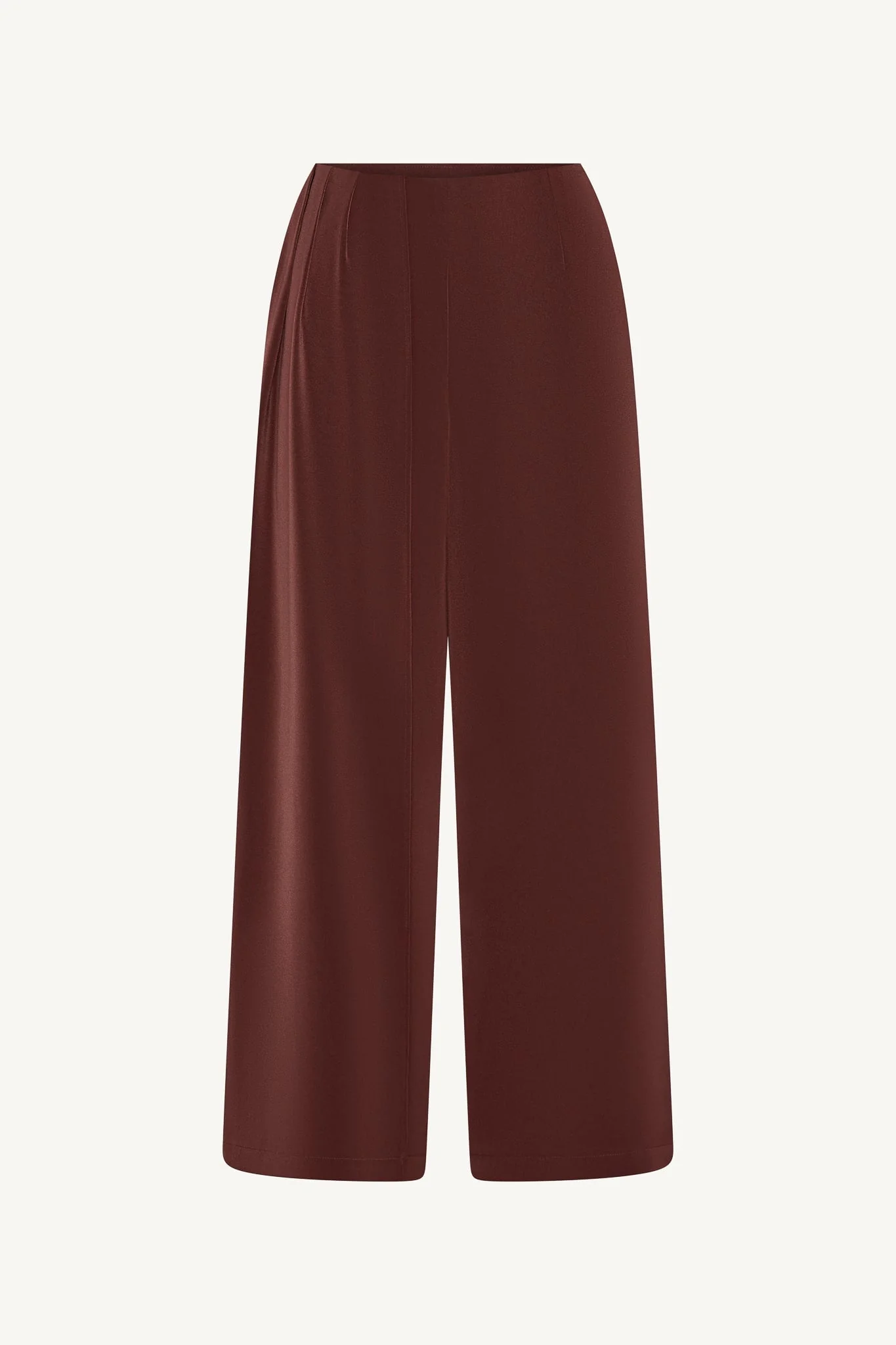 Asymmetric Drape Pants - Fig - Image 9