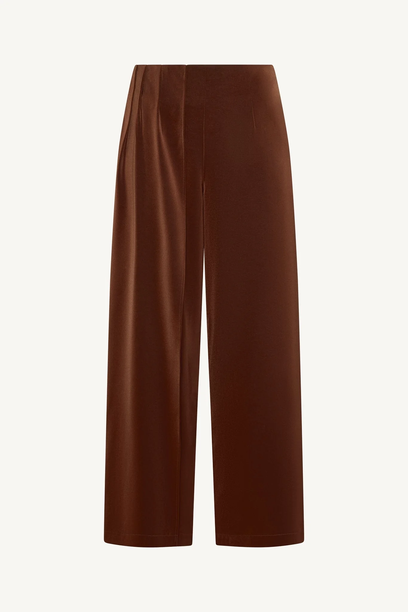 Asymmetric Drape Pants - Spice - Image 8