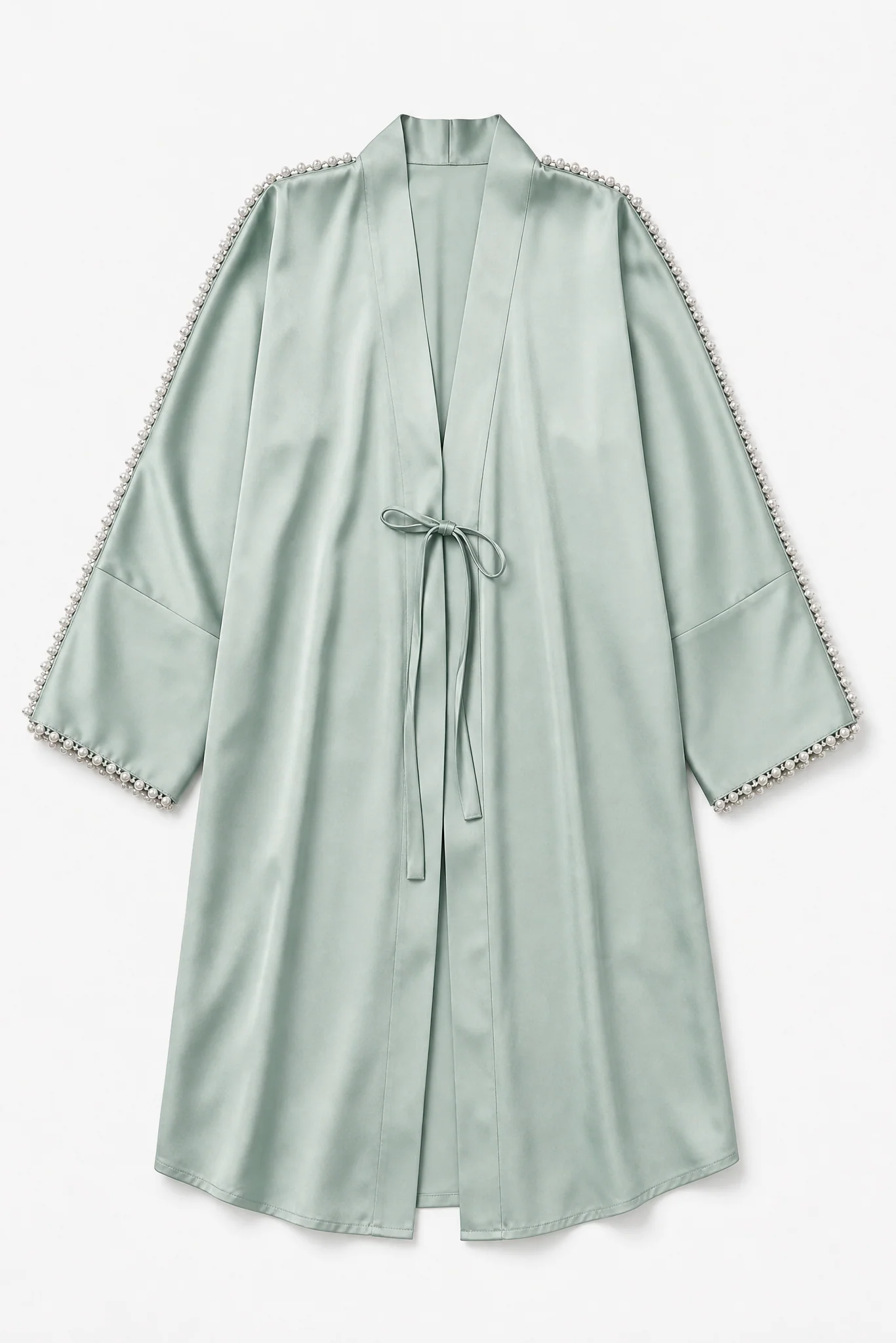 embellished abaya - sage (girls)