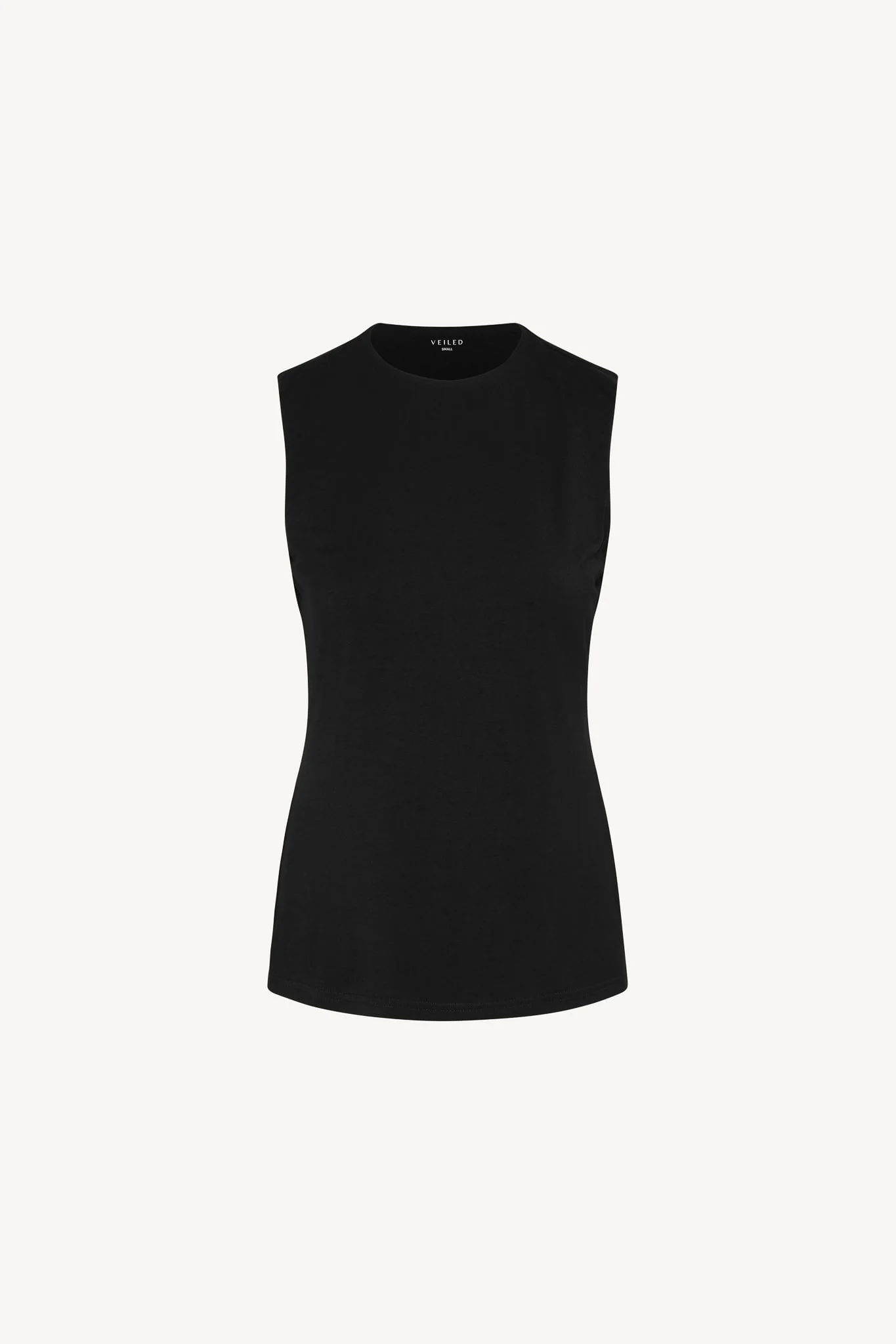 Essential Bamboo Tank Top - Black - Image 6