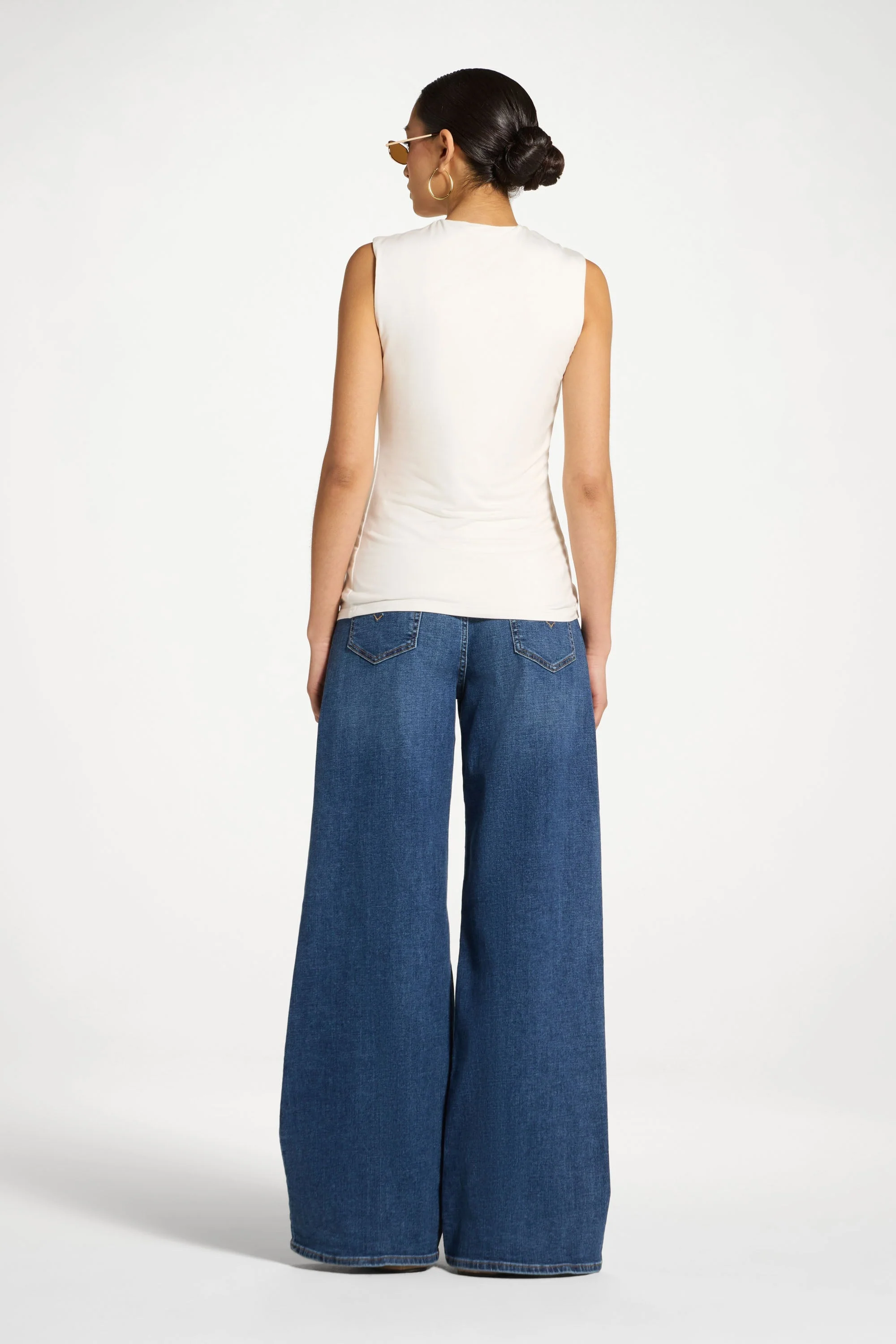 Essential Bamboo Tank Top - Ivory - Image 5