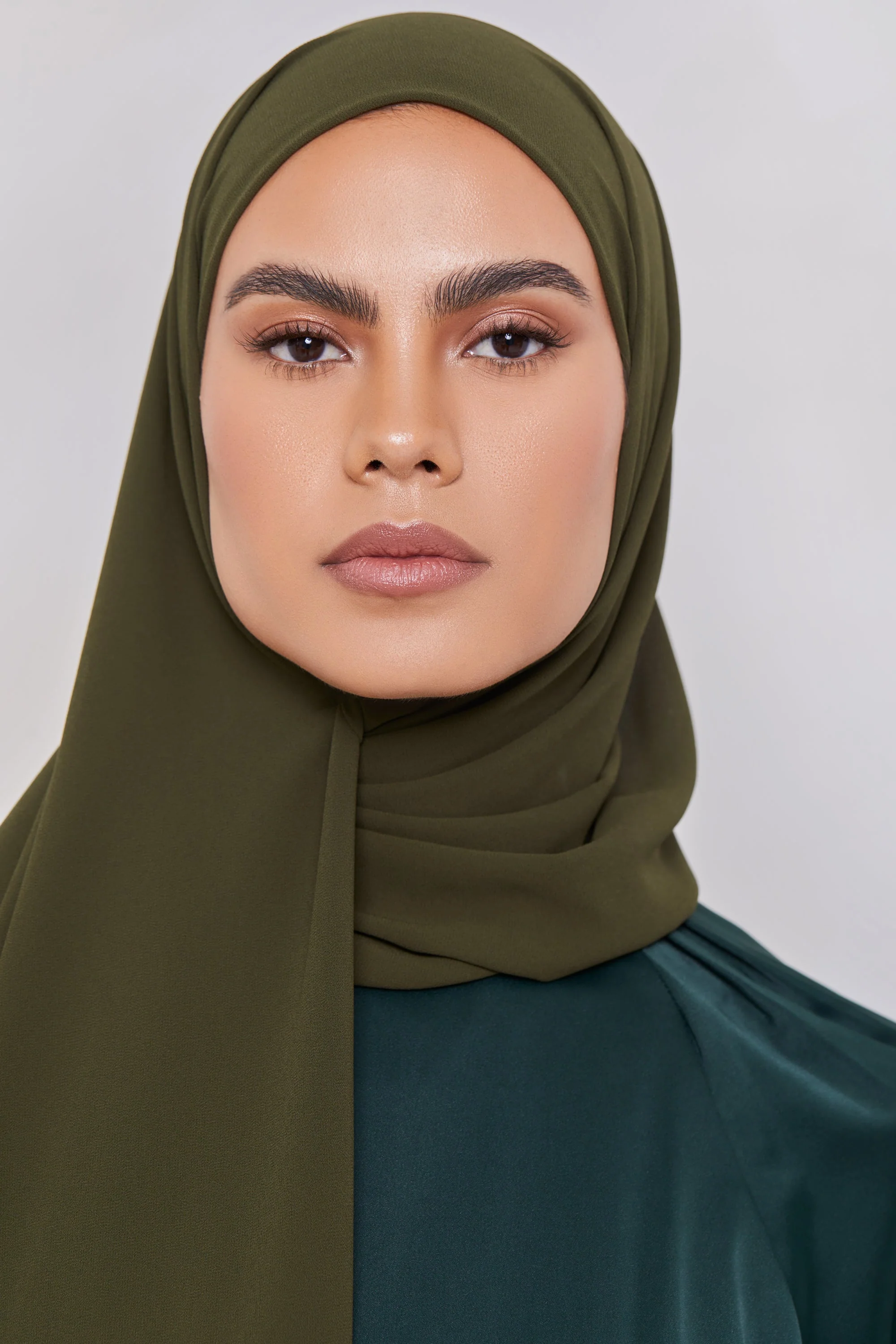 Essential Chiffon Hijab - Army Green - Image 2