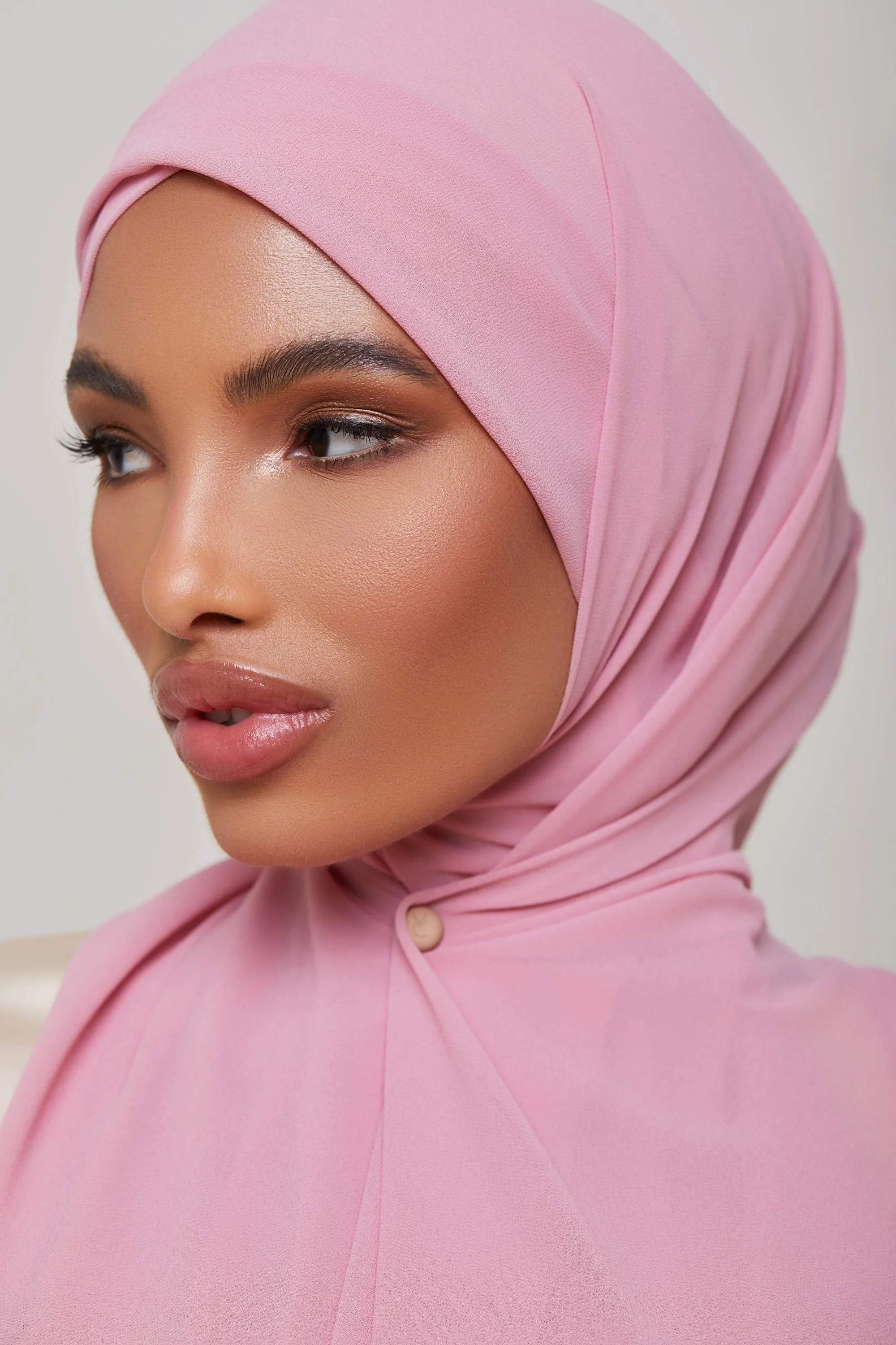 Essential Chiffon Hijab - Bridal Pink - Image 3