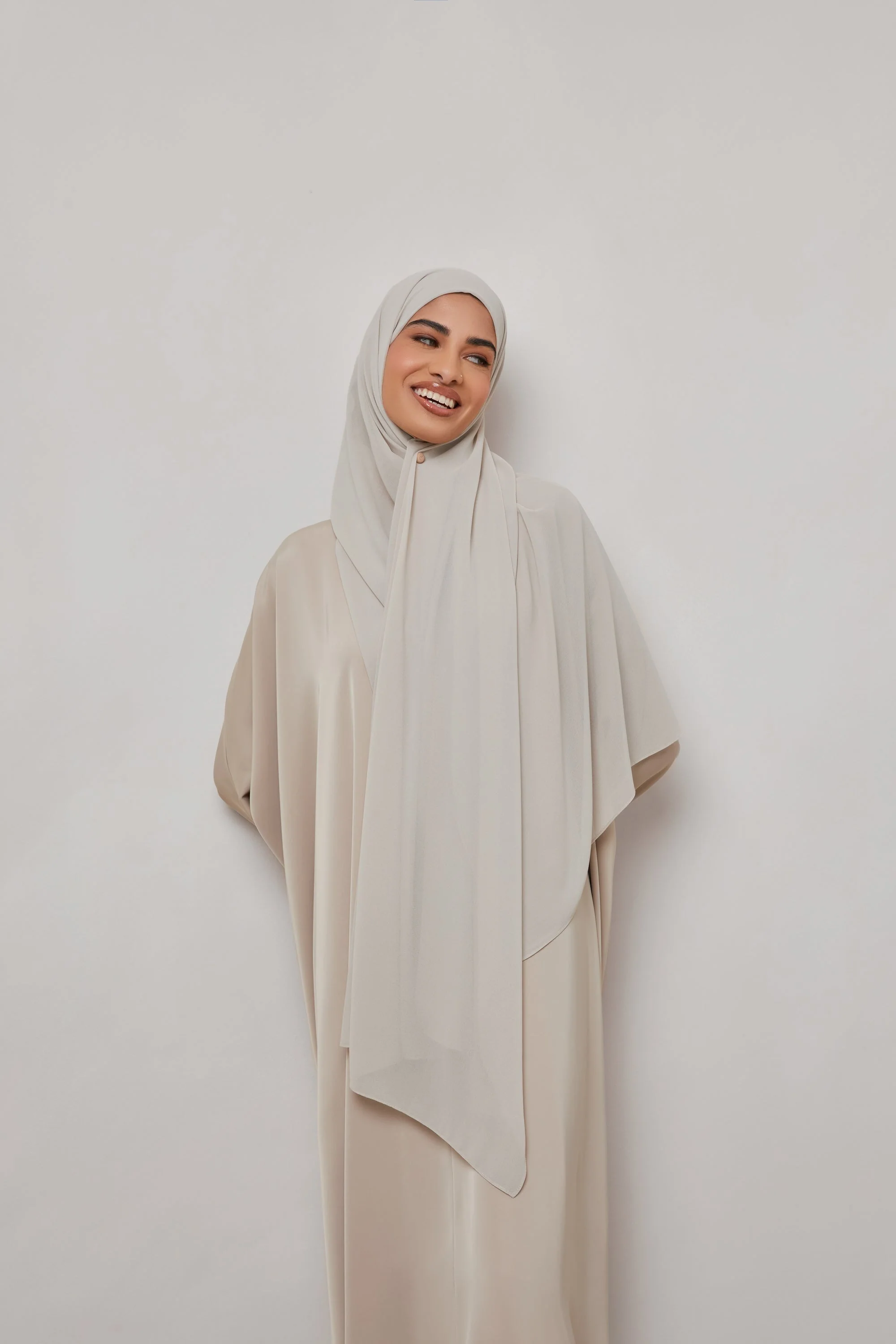 Essential Chiffon Hijab - Cloud - Image 2