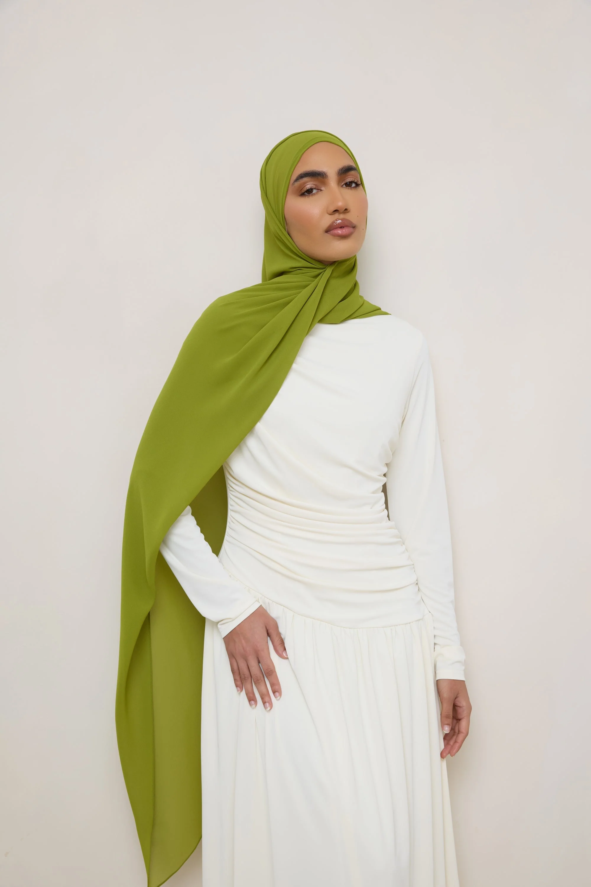 Essential Chiffon Hijab - Cypress - Image 3