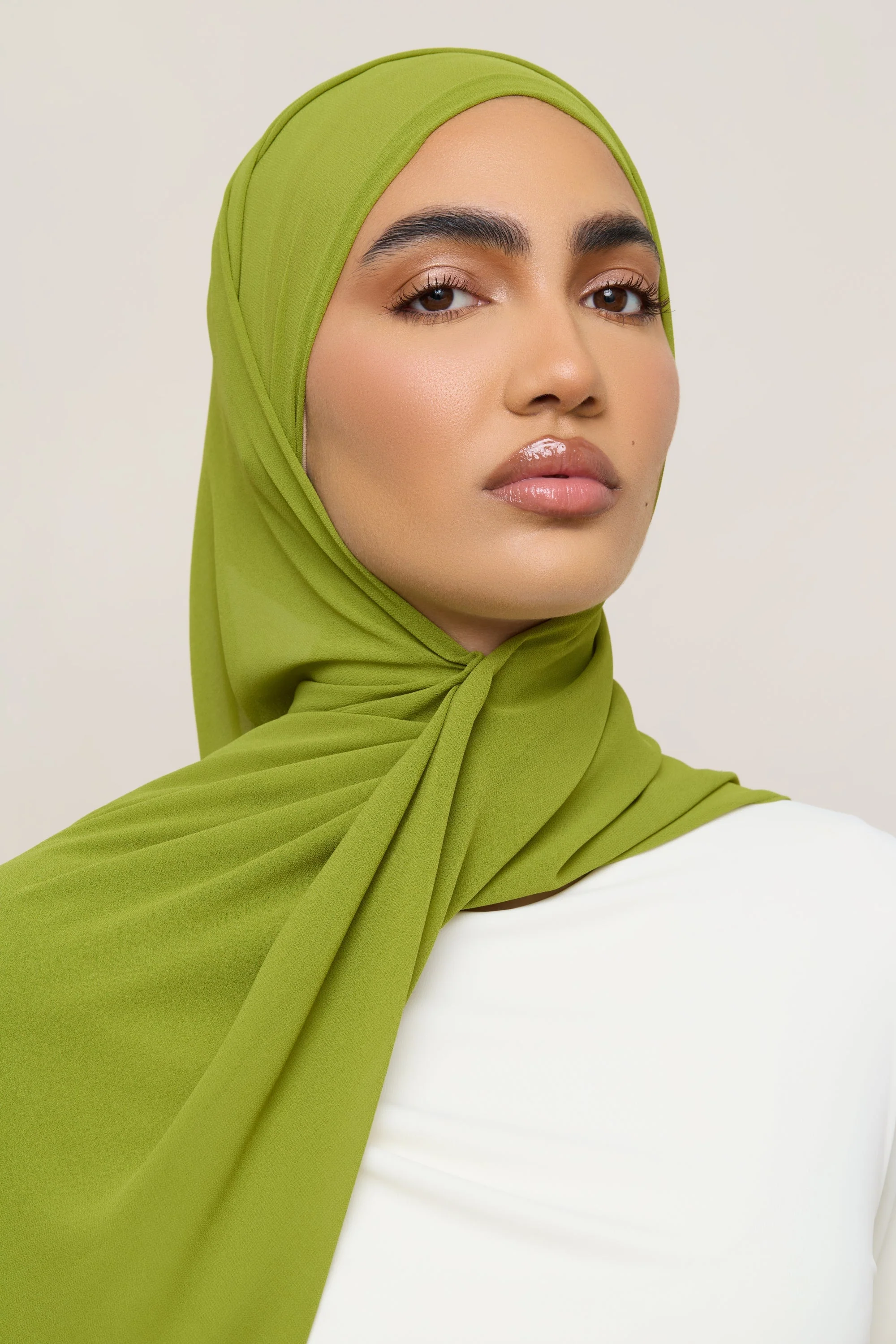 Essential Chiffon Hijab - Cypress - Image 4