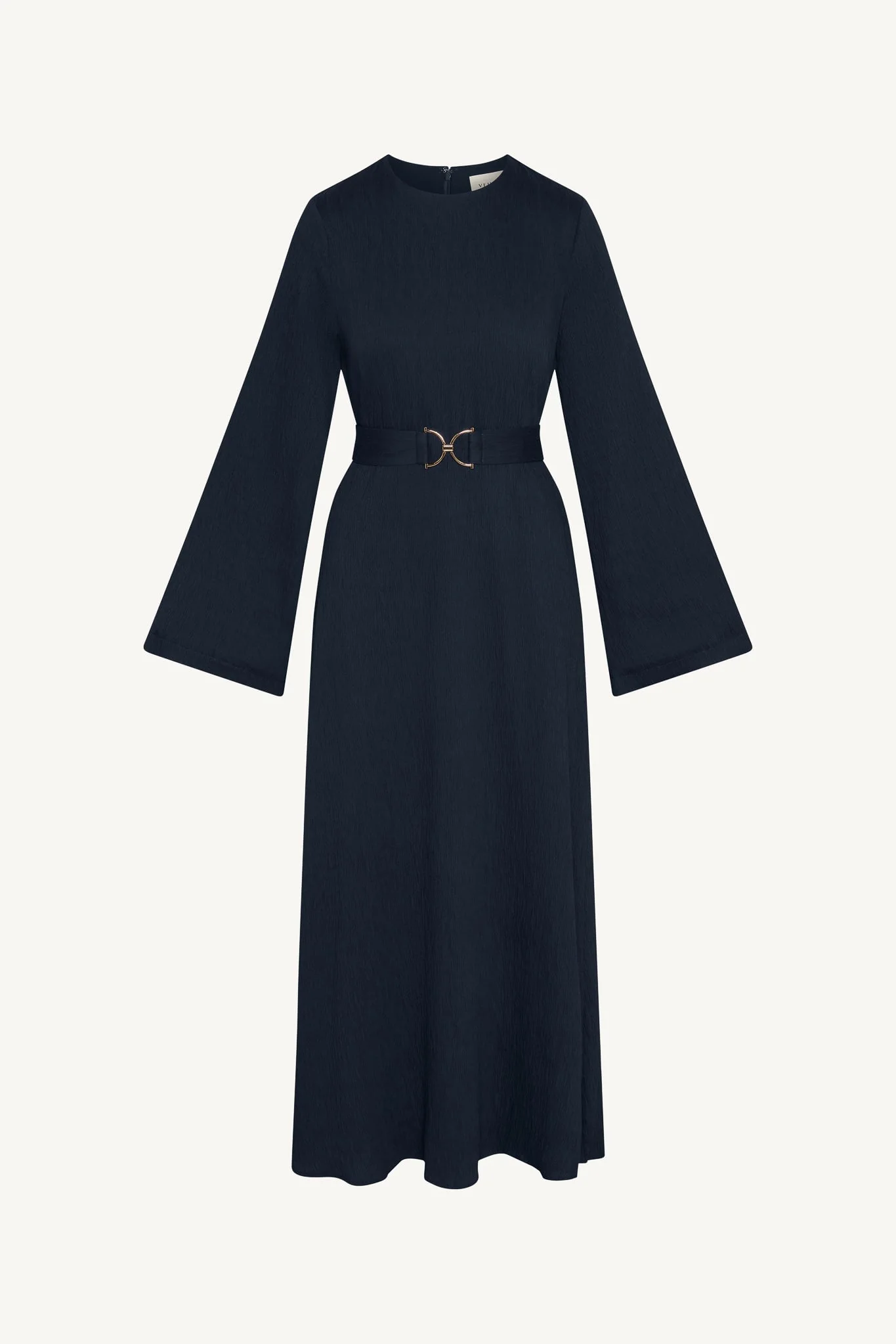 Flare Sleeve Maxi Dress - Midnight - Image 5