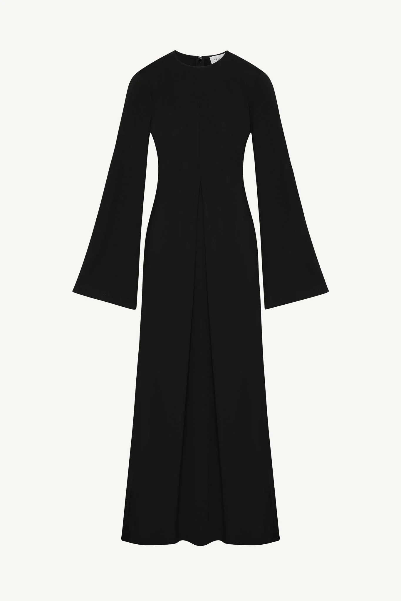 Flowy Pleat Maxi Dress - Black - Image 7
