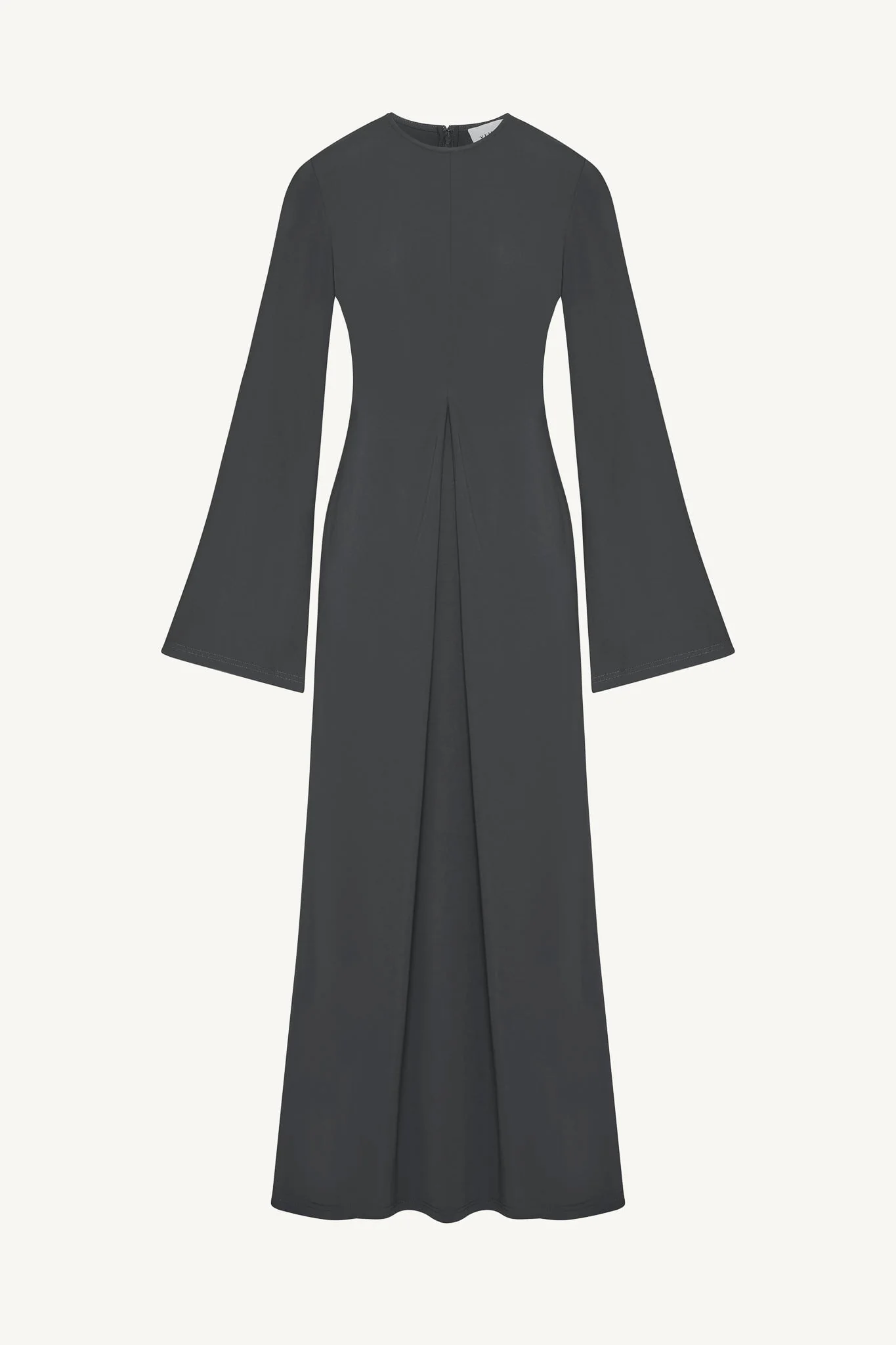 Flowy Pleat Maxi Dress - Iron - Image 7