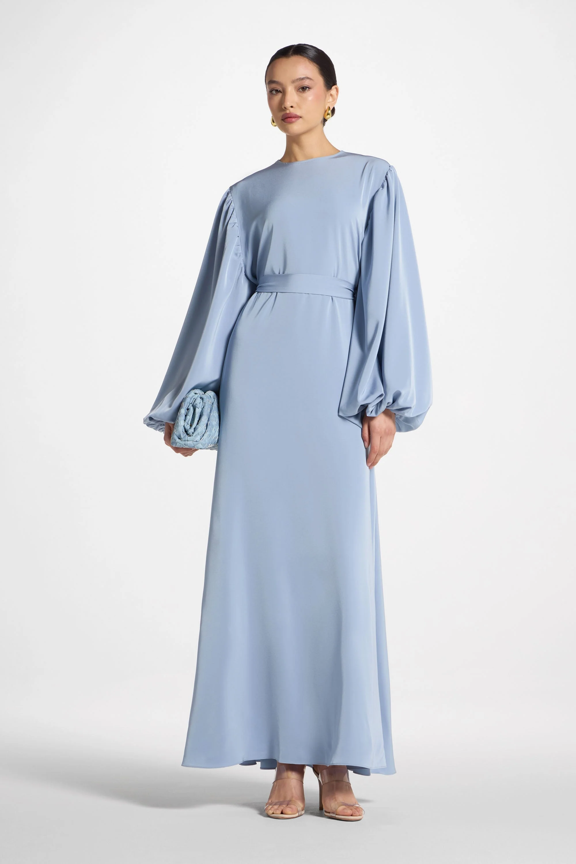 Hidaya Maxi Dress - Denim - Image 3