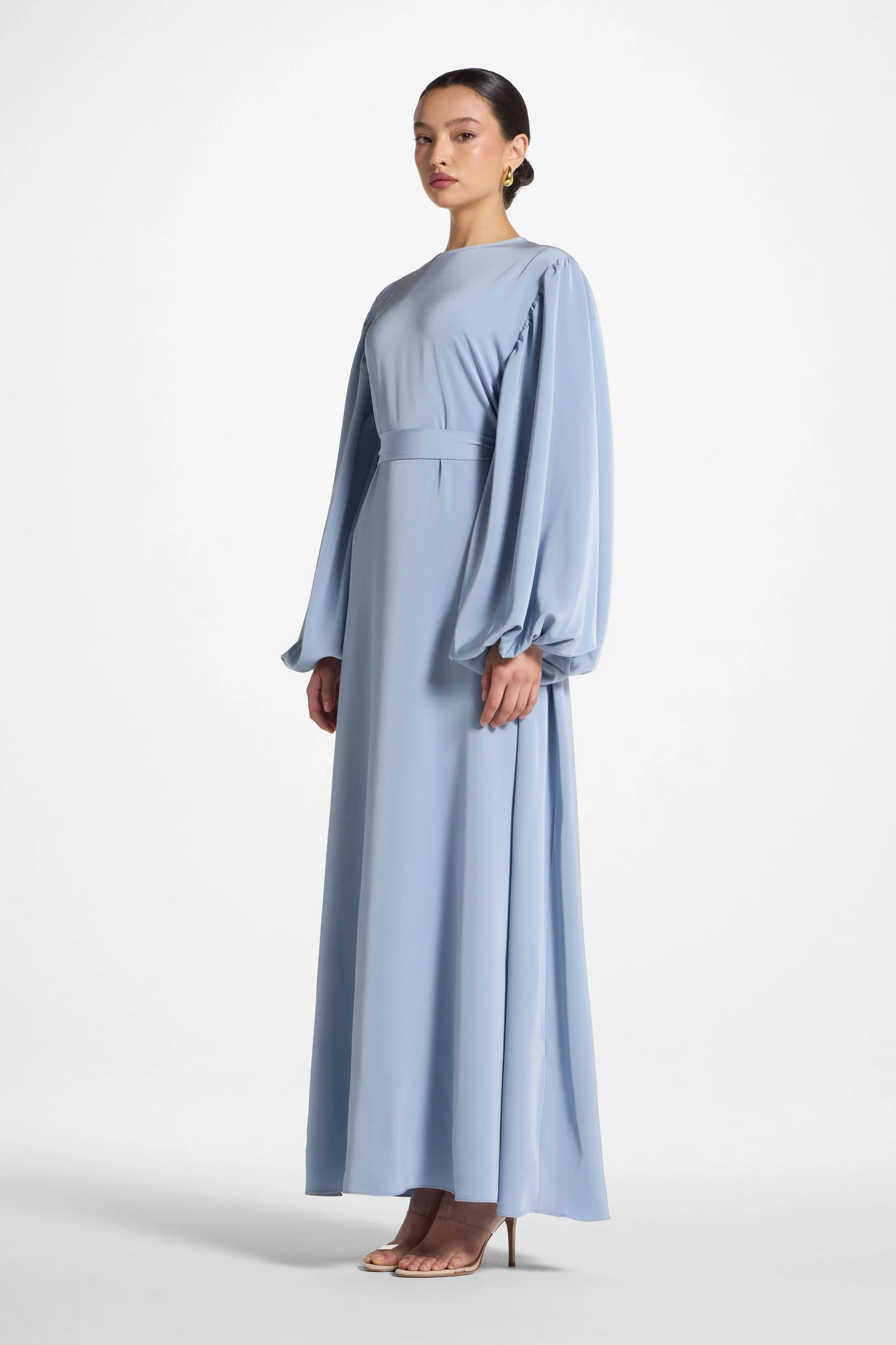 Hidaya Maxi Dress - Denim - Image 4